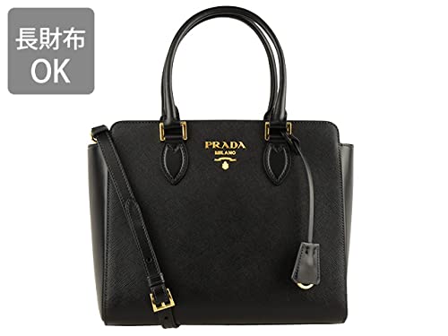 ★PRADA直営店★モノクローム スモール サフィアーノ バッグ