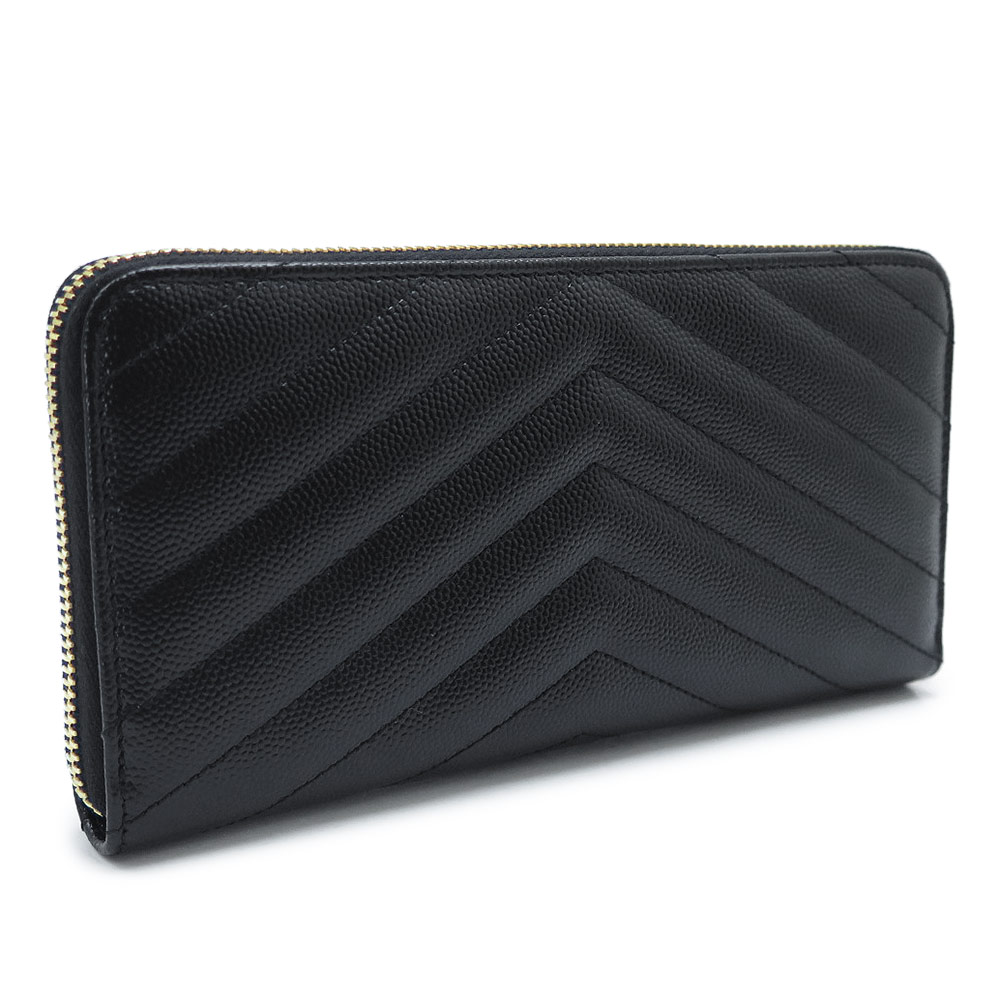 Saint Laurent/サンローラン モノグラム ラウンドジップ 長財布