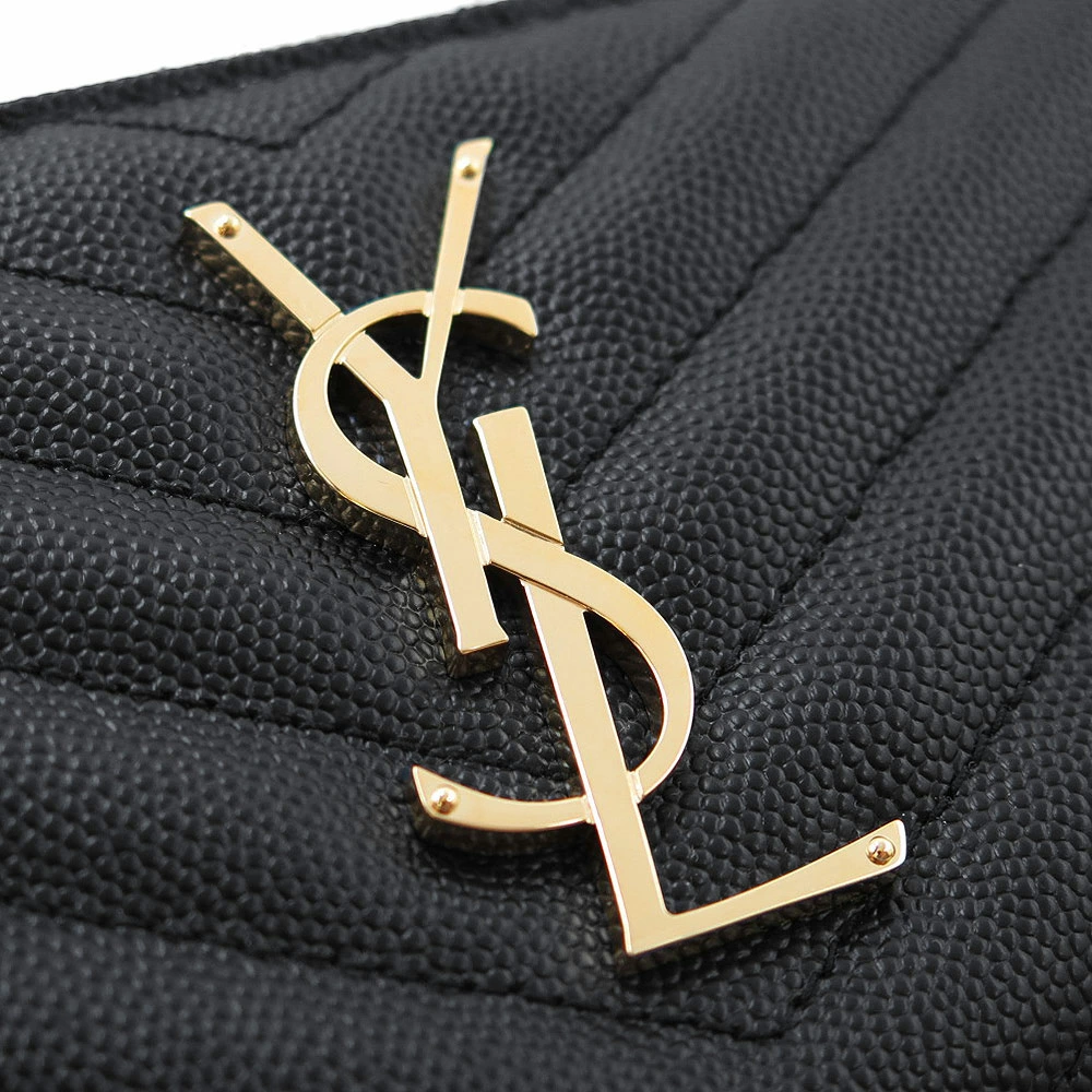 Saint Laurent/サンローラン モノグラム ラウンドジップ 長財布