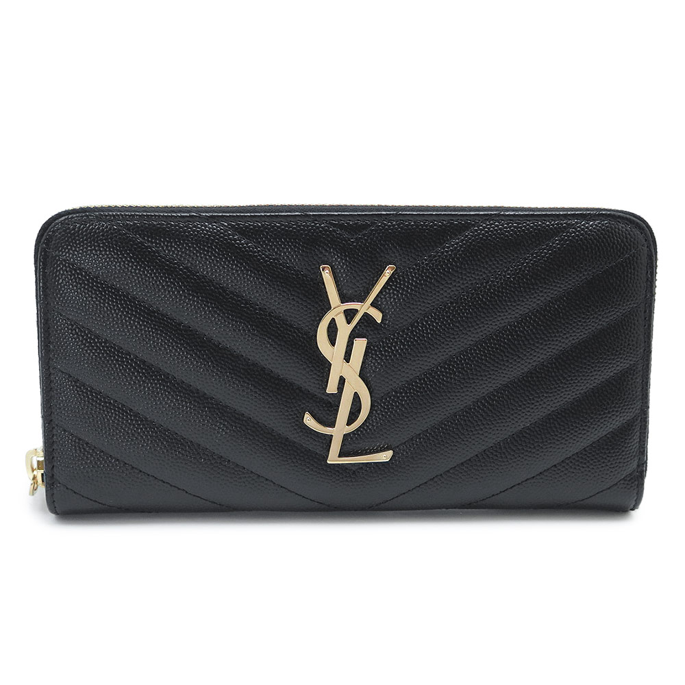 Saint Laurent/サンローラン モノグラム ラウンドジップ 長財布