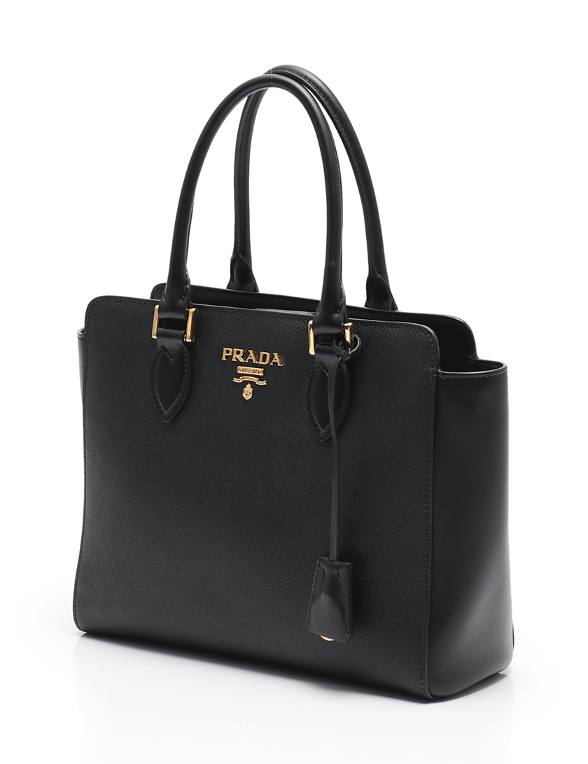 ★PRADA直営店★モノクローム スモール サフィアーノ バッグ