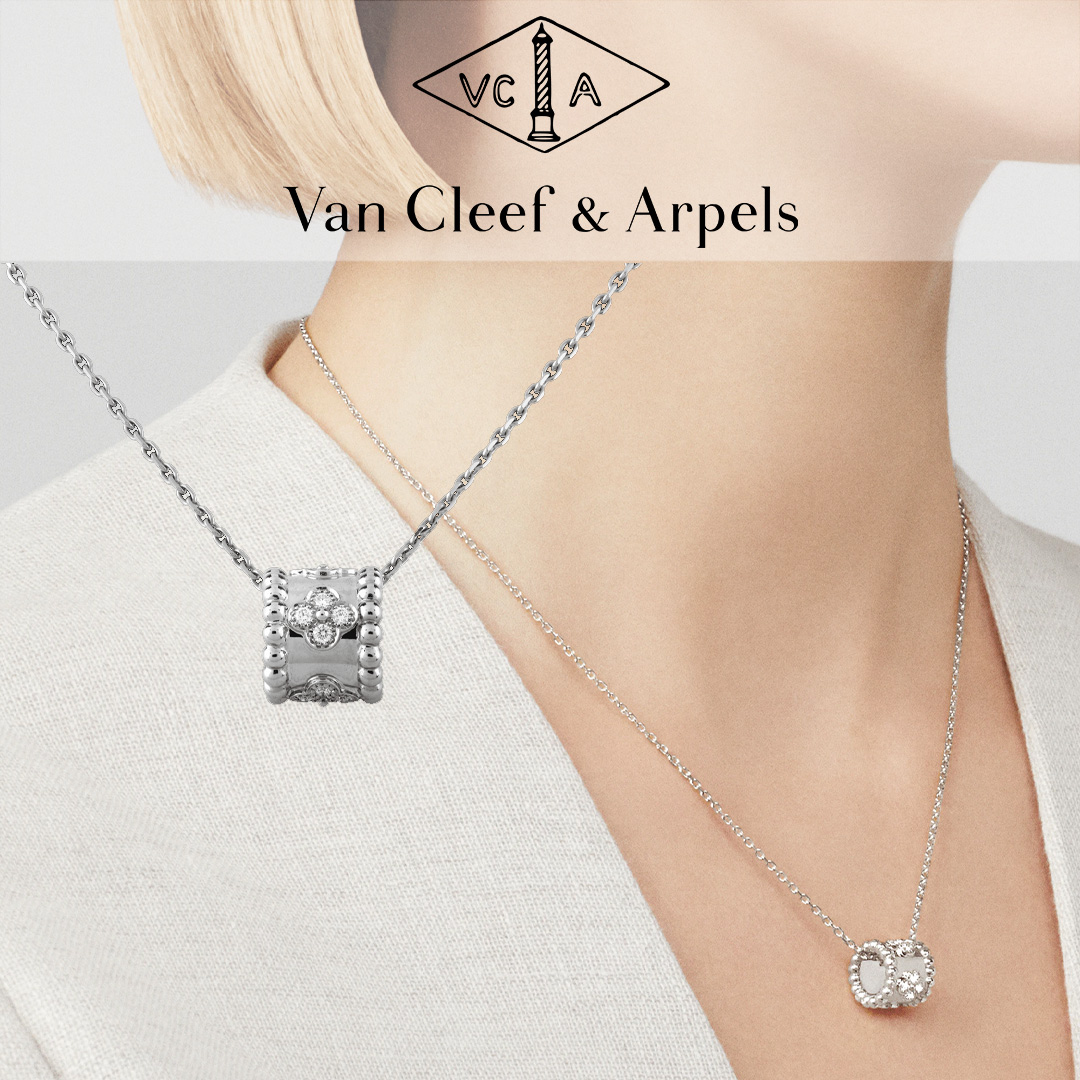 【国内発送/直営店】ヴァン クリーフ&アーペル（Van Cleef & Arpels）ネックレス ペルレ クローバー ペンダント
