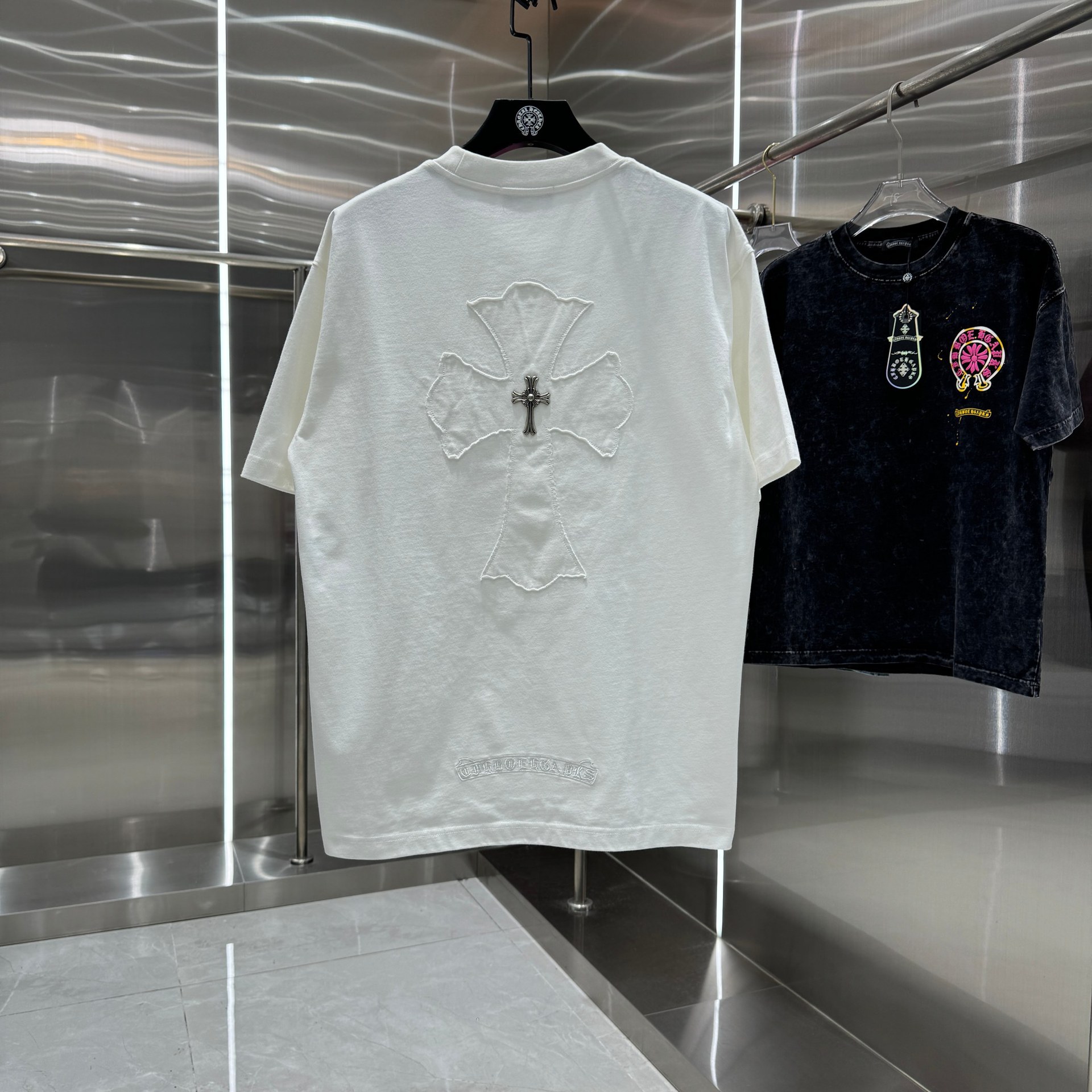 【今季注目】Chrome Hearts/クロムハーツ 2026SS夏新作 半袖Tシャツ 男女兼用 黑/白 CHT-26S20