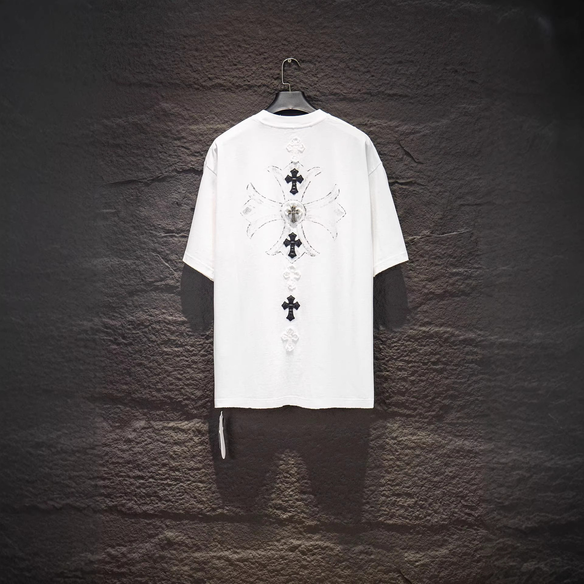 【今季注目】Chrome Hearts/クロムハーツ 2026SS夏新作 半袖Tシャツ 男女兼用 黑/白 CHT-26S16