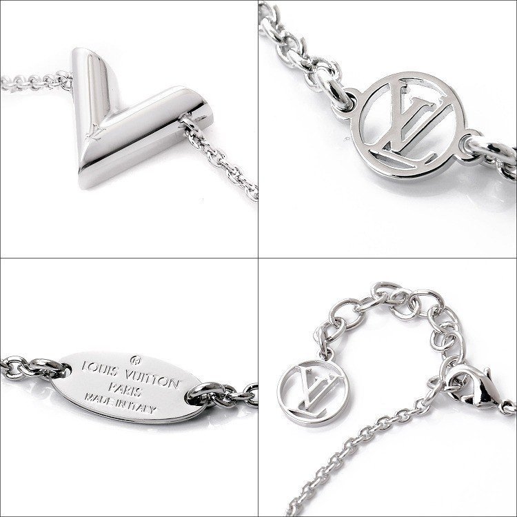 【国内発送/直営店】ルイヴィトン M61084 ブレスレット アクセサリー LV ブレスレット・エセンシャルV ゴールド 専用箱付き