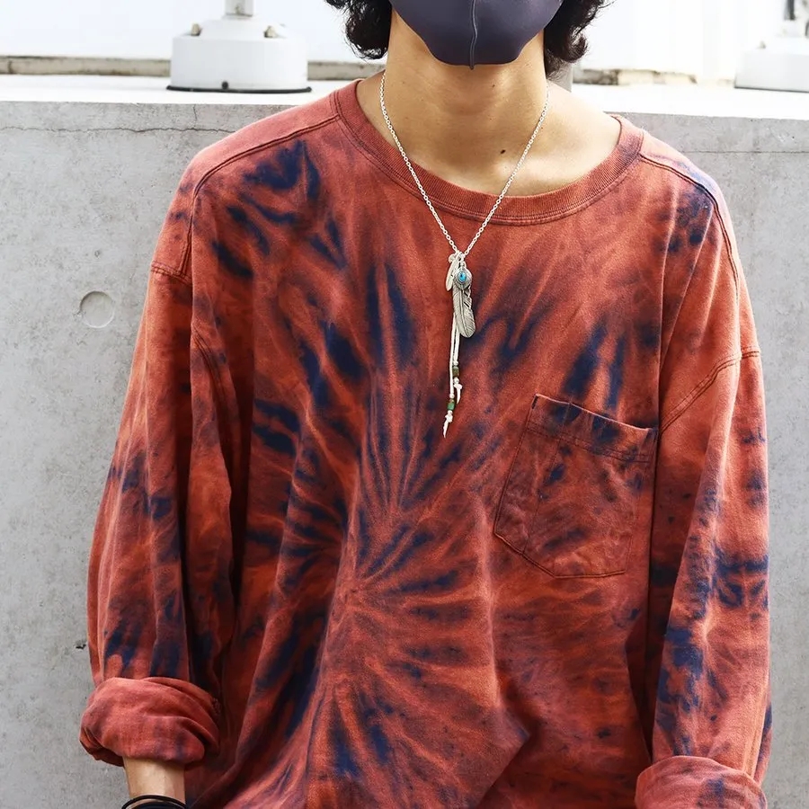 【国内発送/直営店】1点物 オリジナルカスタム2 タディアンドキング goro's ゴローズ魂継承 フェザー ネックレス メンズ シルバー925 ペンダントトップ ネックレス メンズ