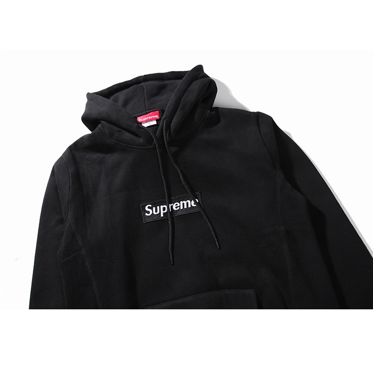 Supreme (シュプリーム) 15FW ボックス ロゴ フーデット スウェットシャツ パーカー(Box Logo Hooded Sweatshirt Pullover) ブラック 002