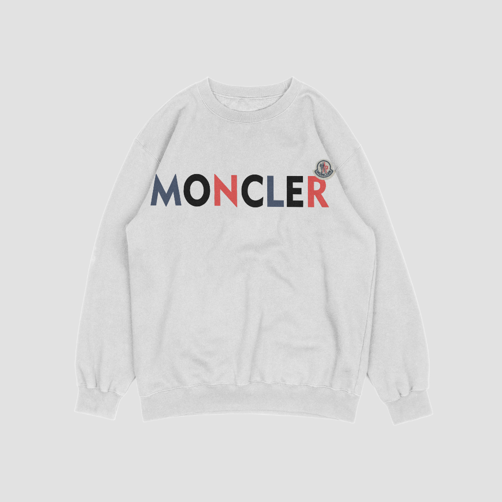 MONCLERクラシックなカジュアルスポーツスウェットクル
