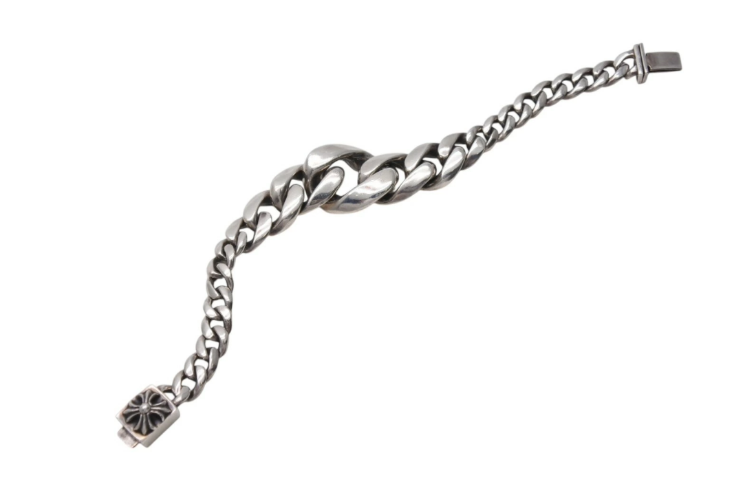 CHROME HEARTS クロムハーツ　テーパード クラシック IDブレスレットシルバー925