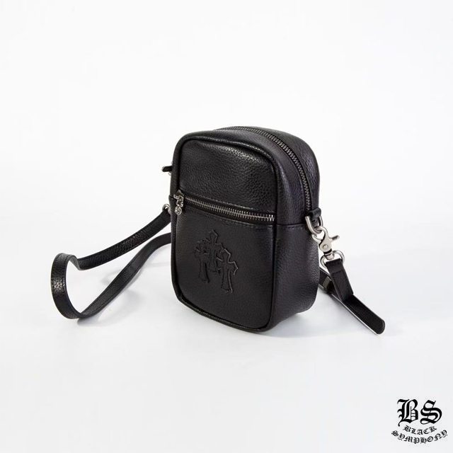 CHROME HEARTS クロムハーツ TAKA MINI LTHR タカ ミニ ショルダーバッグ セメタリークロスパッチ
