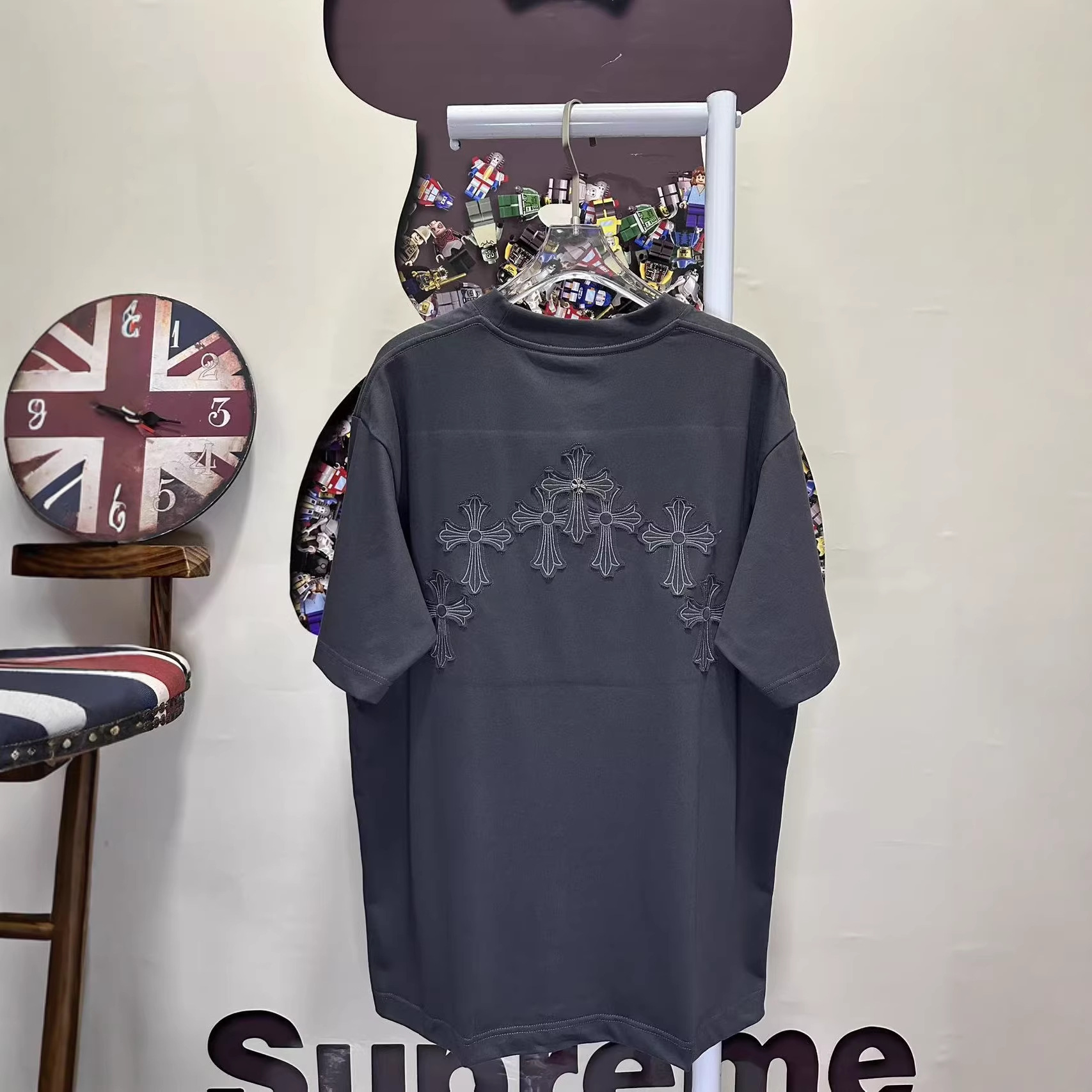Chrome Hearts/クロムハーツ 2026SS夏新作 半袖Tシャツ 男女兼用 黑/白 CHT-26S38 サイズ S~2XL