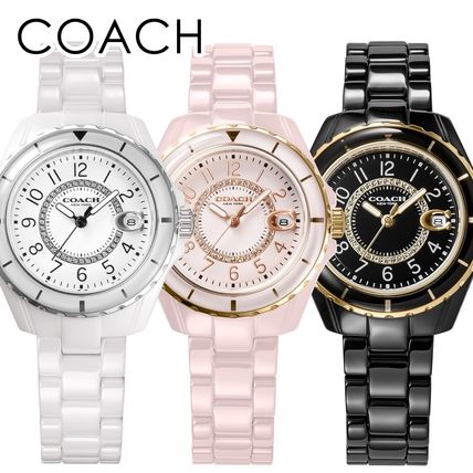 COACH コーチ 腕時計 レディース おしゃれ プレストン ホワイト