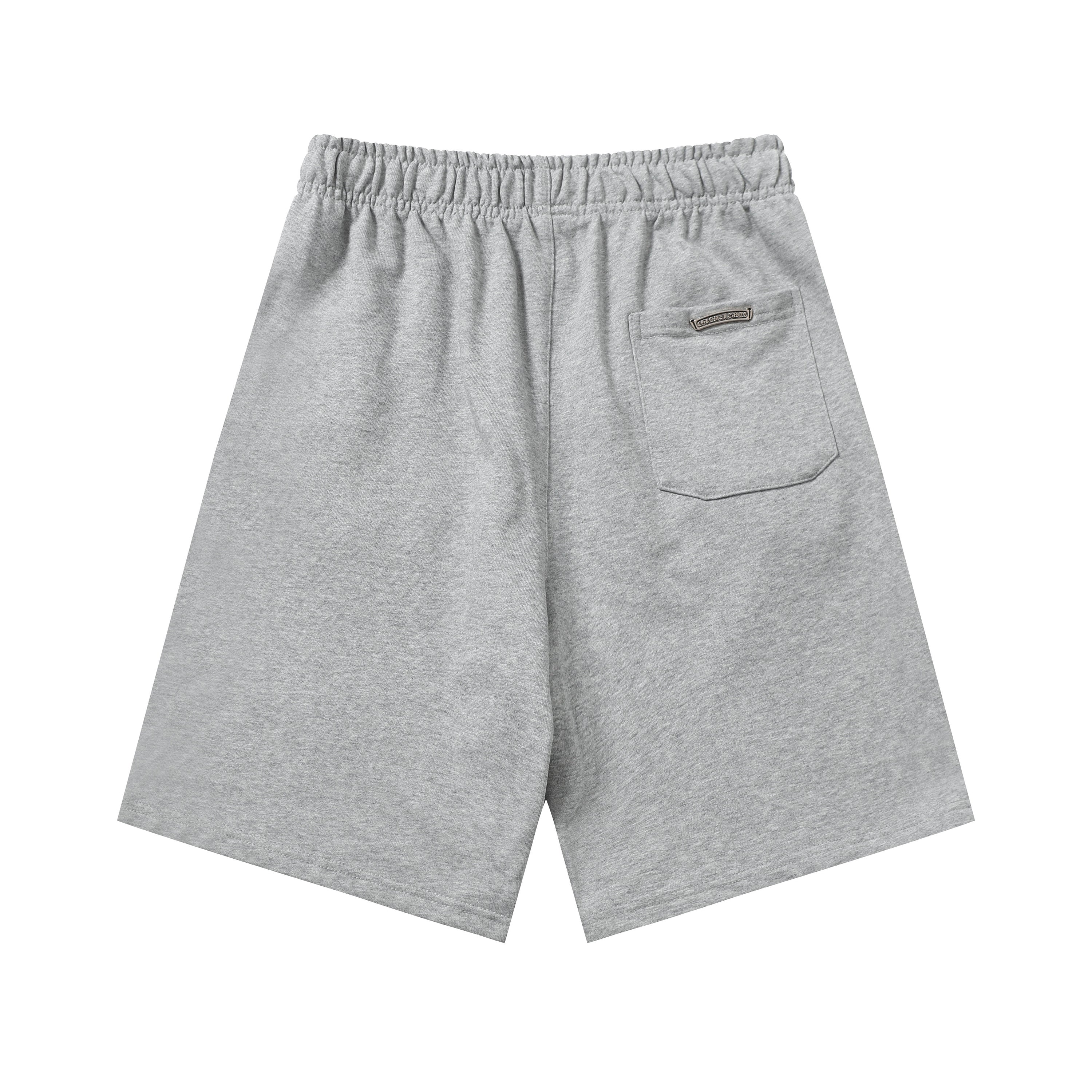 【Chrome Hearts】クロムハーツ セメタリーレザー クロスパッチ ペーパージャム ショートパンツ