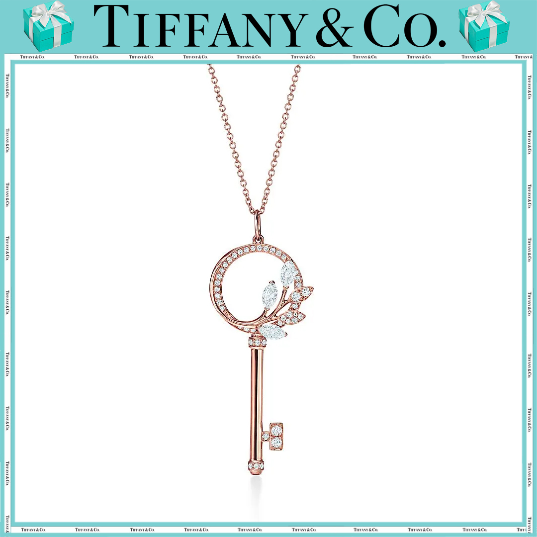  ティファニー（Tiffany）【国内発送/直営店】ダイヤモンド ヴァイン サークル キー 18K ローズゴールド