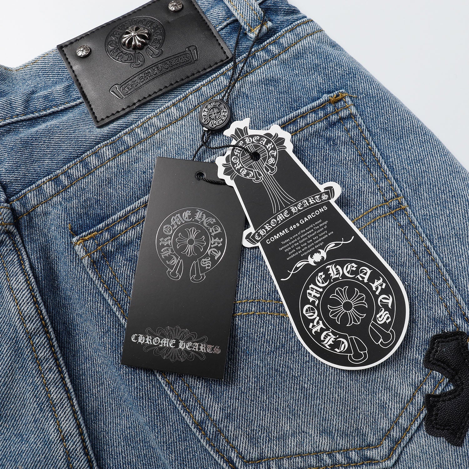【Chrome Hearts】クロムハーツ 新作デニムショートパンツ 9920