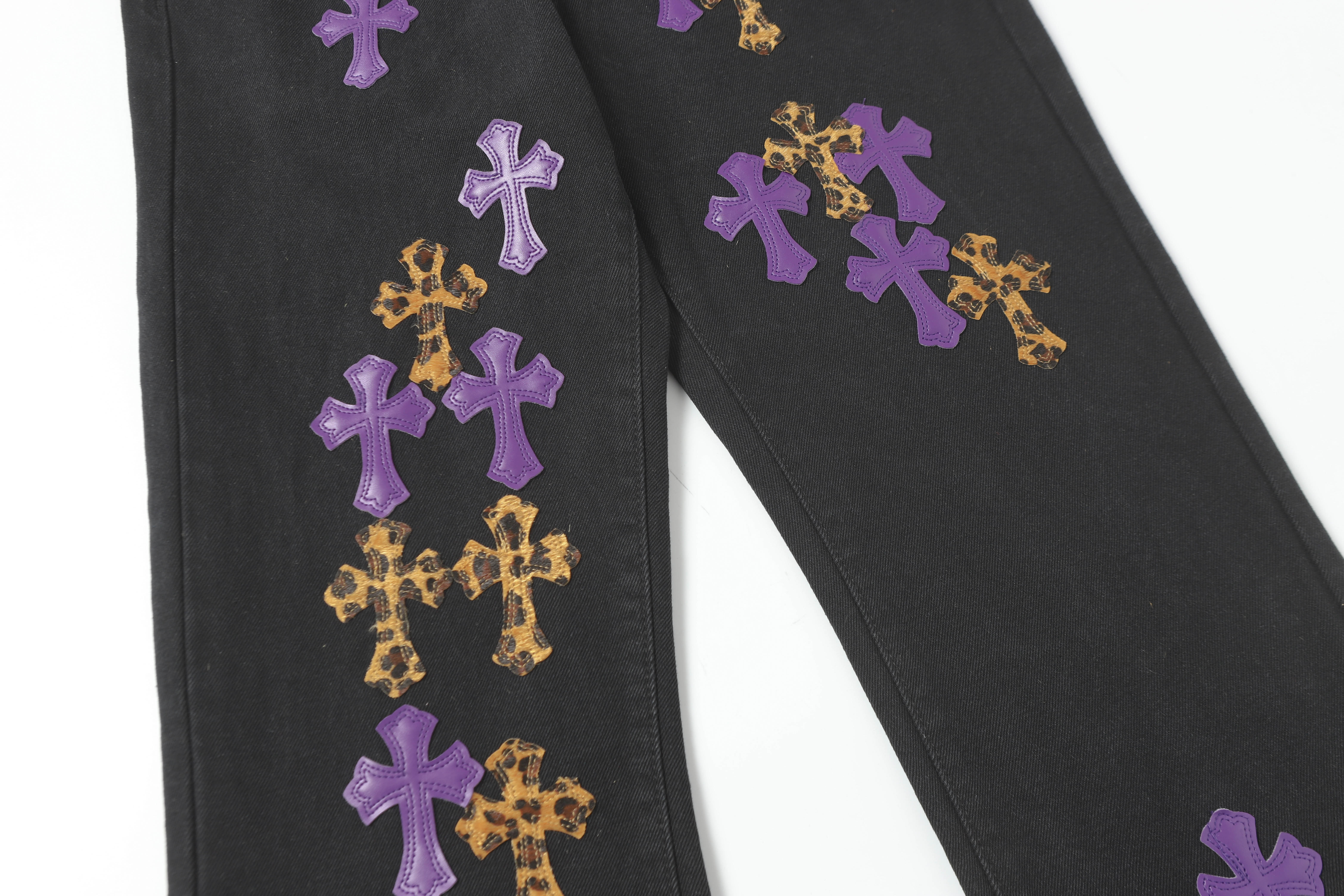 【Chrome Hearts】クロムハーツ クロスパッチ デニムジーンズ 9981