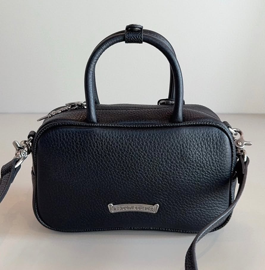 【Chrome Hearts】クロムハーツ ホースシュー ニッチ レザー ボウリングバッグ