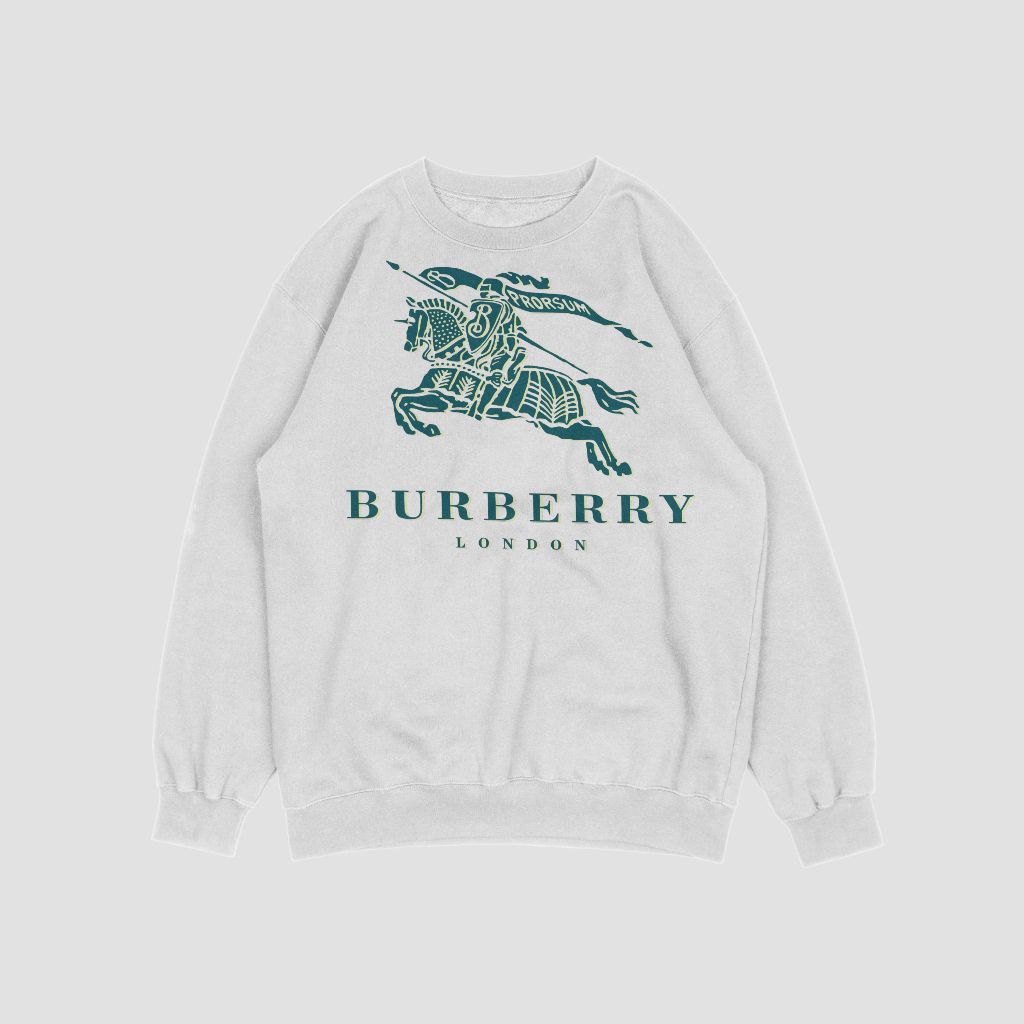 Burberryロゴアルファベットプリントスウェット クル