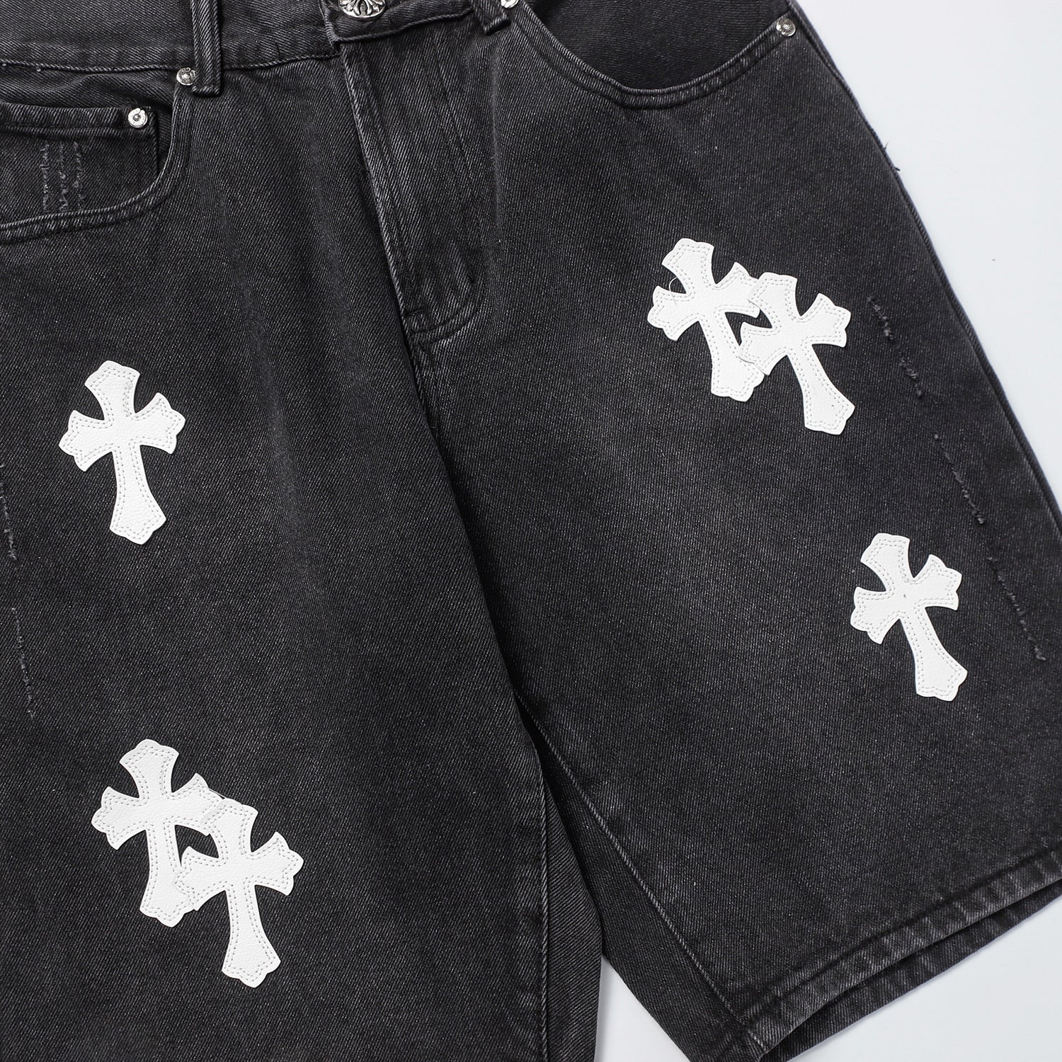 【Chrome Hearts】クロムハーツ 新作デニムショートパンツ 9925