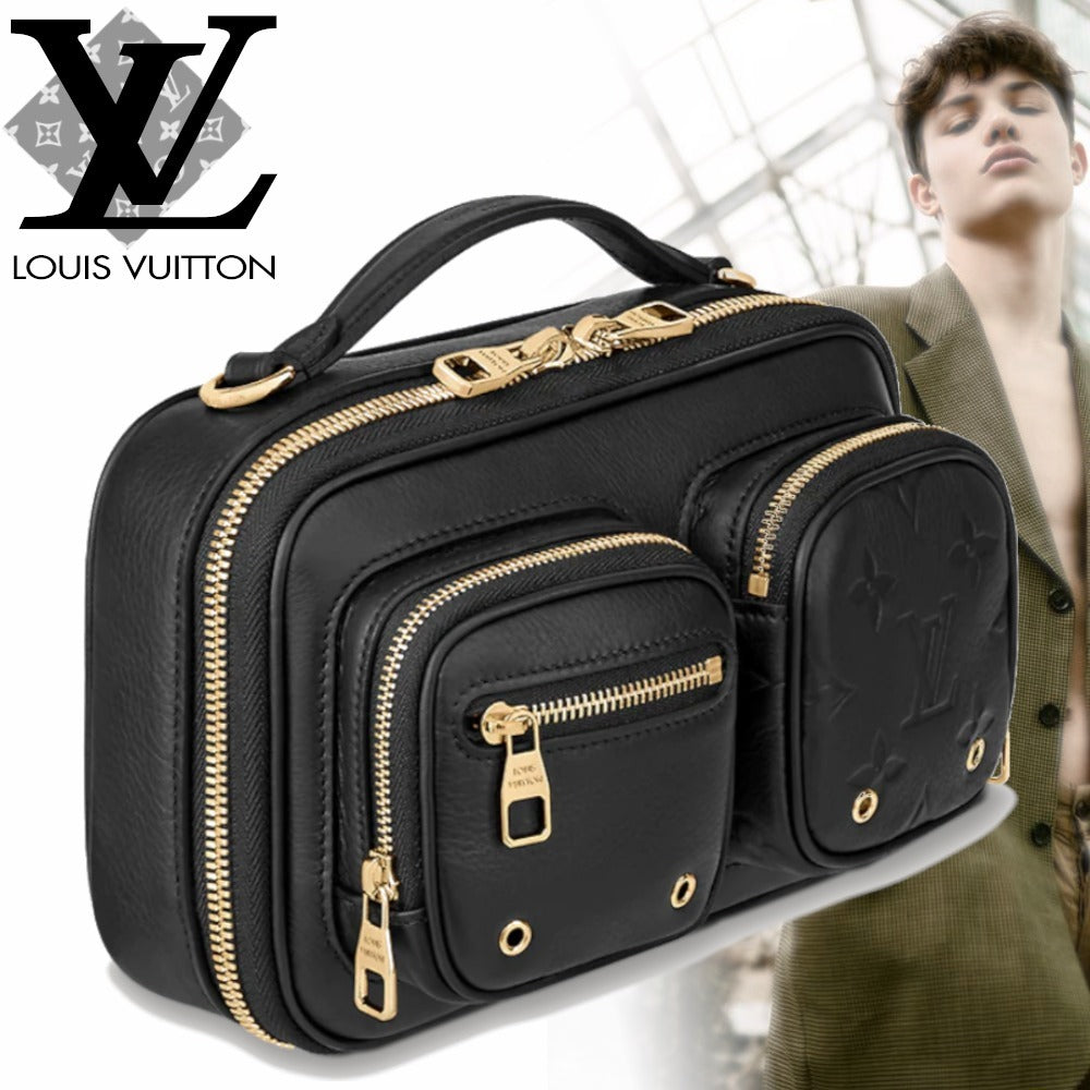 【高品質】レアモデル【ルイヴィトン（Louvis Vuitton）】お洒落＆多機能☆UTILITY CROSSBODY M80450 M80446