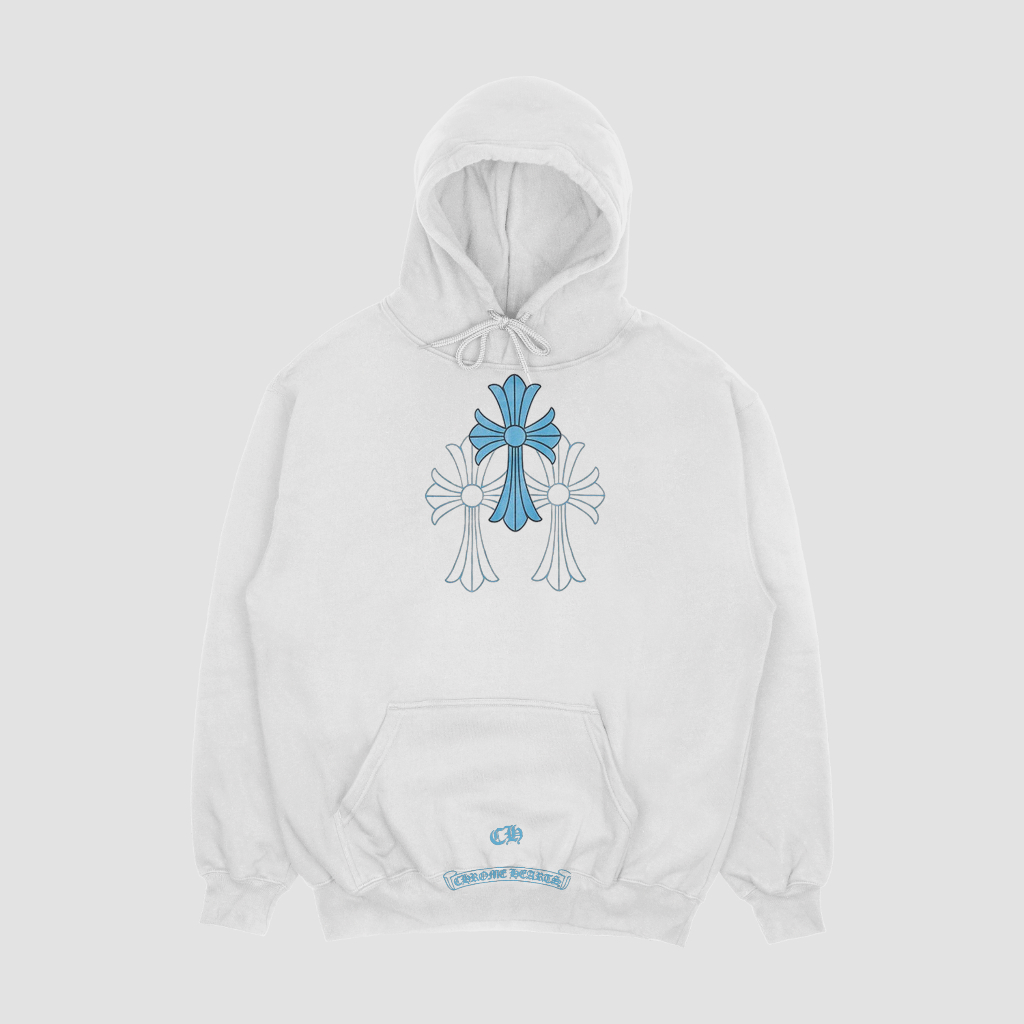 Chrome Hearts クラシックなロゴプリントパーカー