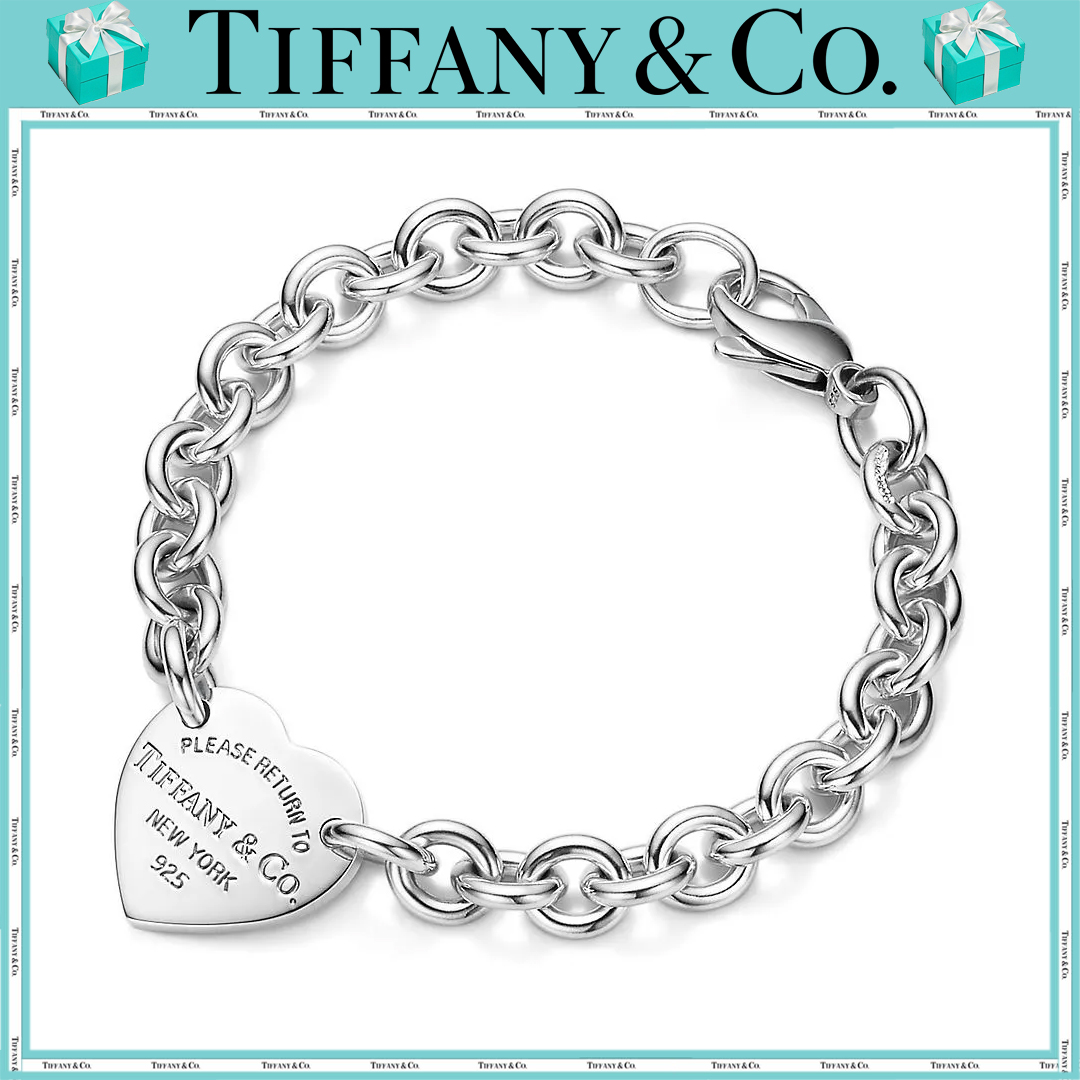 【高品質】【国内発送/直営店】 ティファニー（Tiffany）ハート タグ ブレスレット シルバー