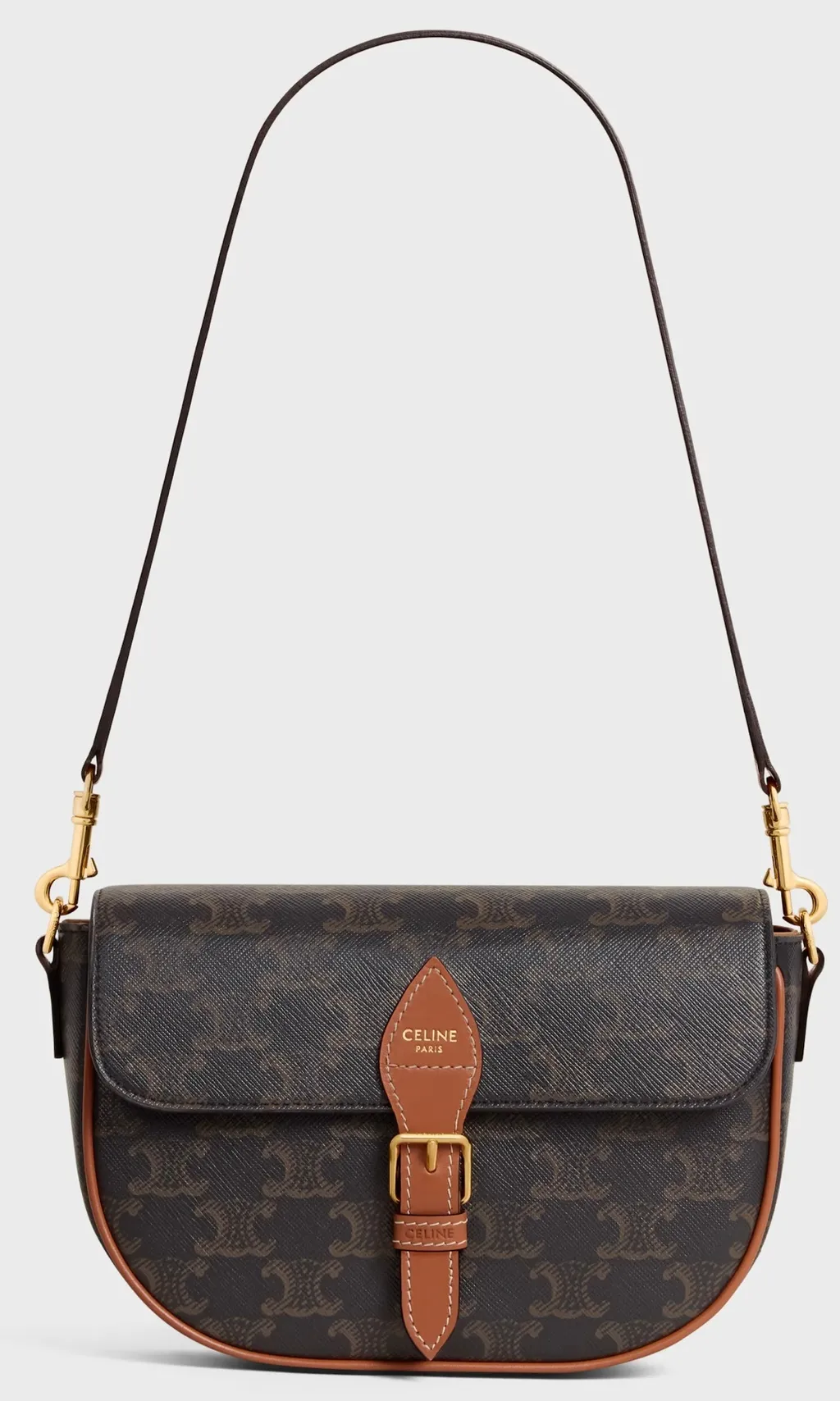 Celine/セリーヌ 25FW トリオンフ フォルコ ショルダーバッグ 122652GTL