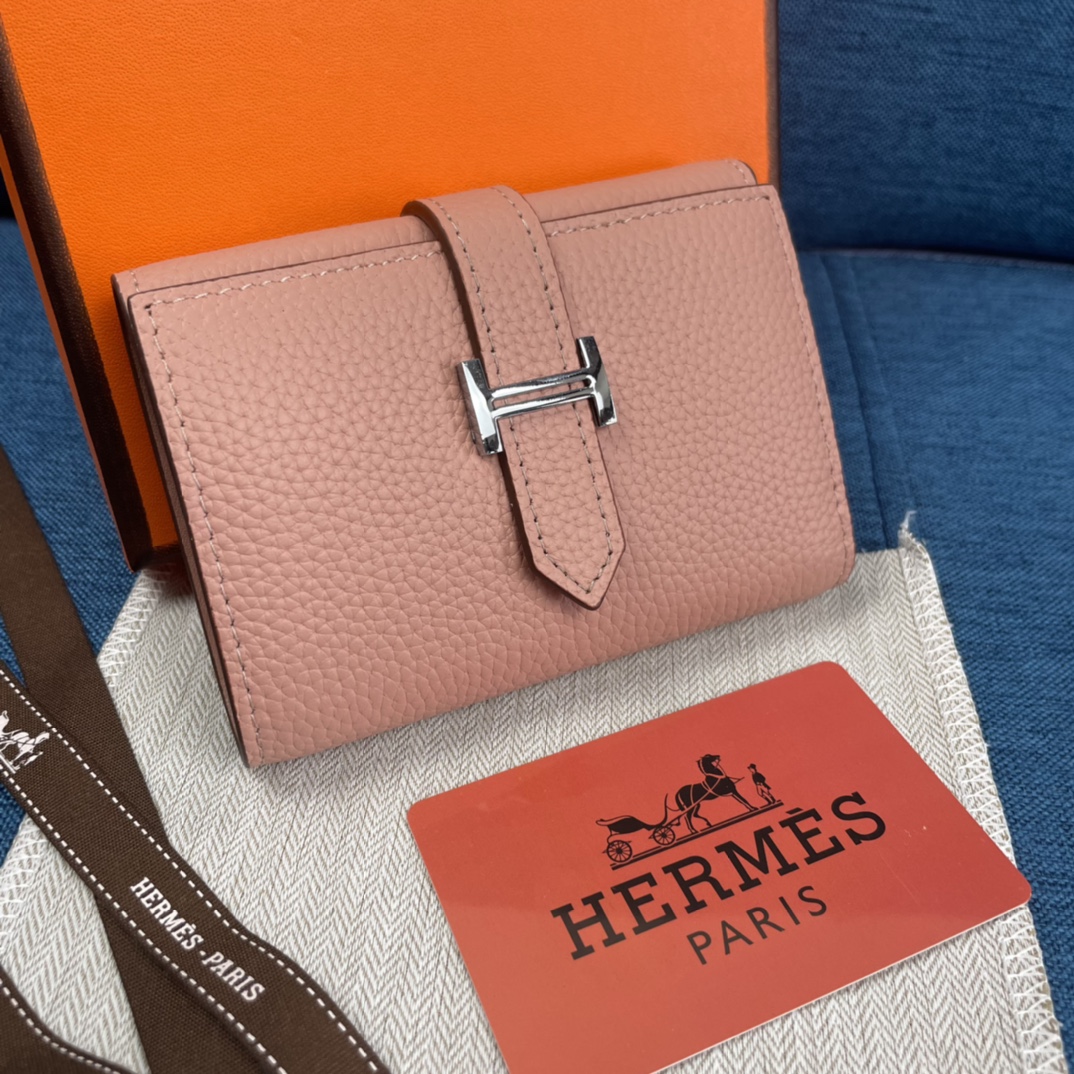 HERMES エルメス ベアン カードケース ブラック