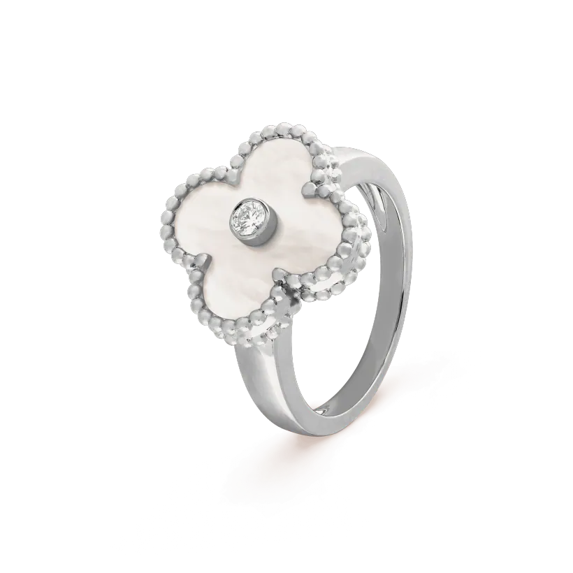 【国内発送/直営店】ヴァンクリーフ＆アーペル（Van Cleef & Arpels）Vintage Alhambraリング 指輪