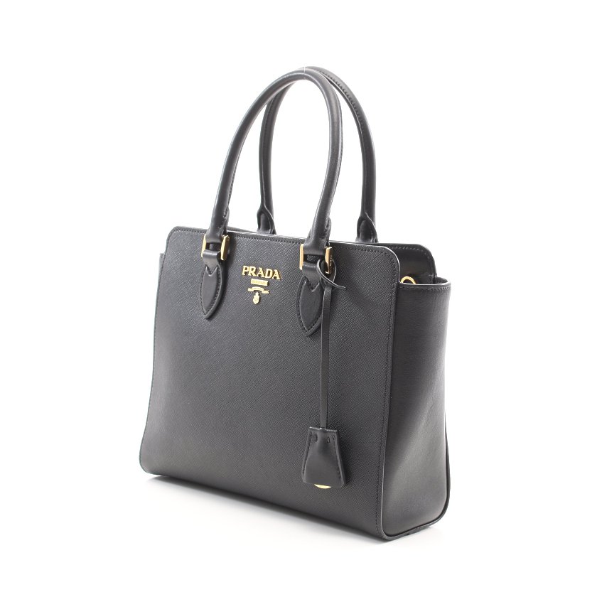 ★PRADA直営店★モノクローム スモール サフィアーノ バッグ