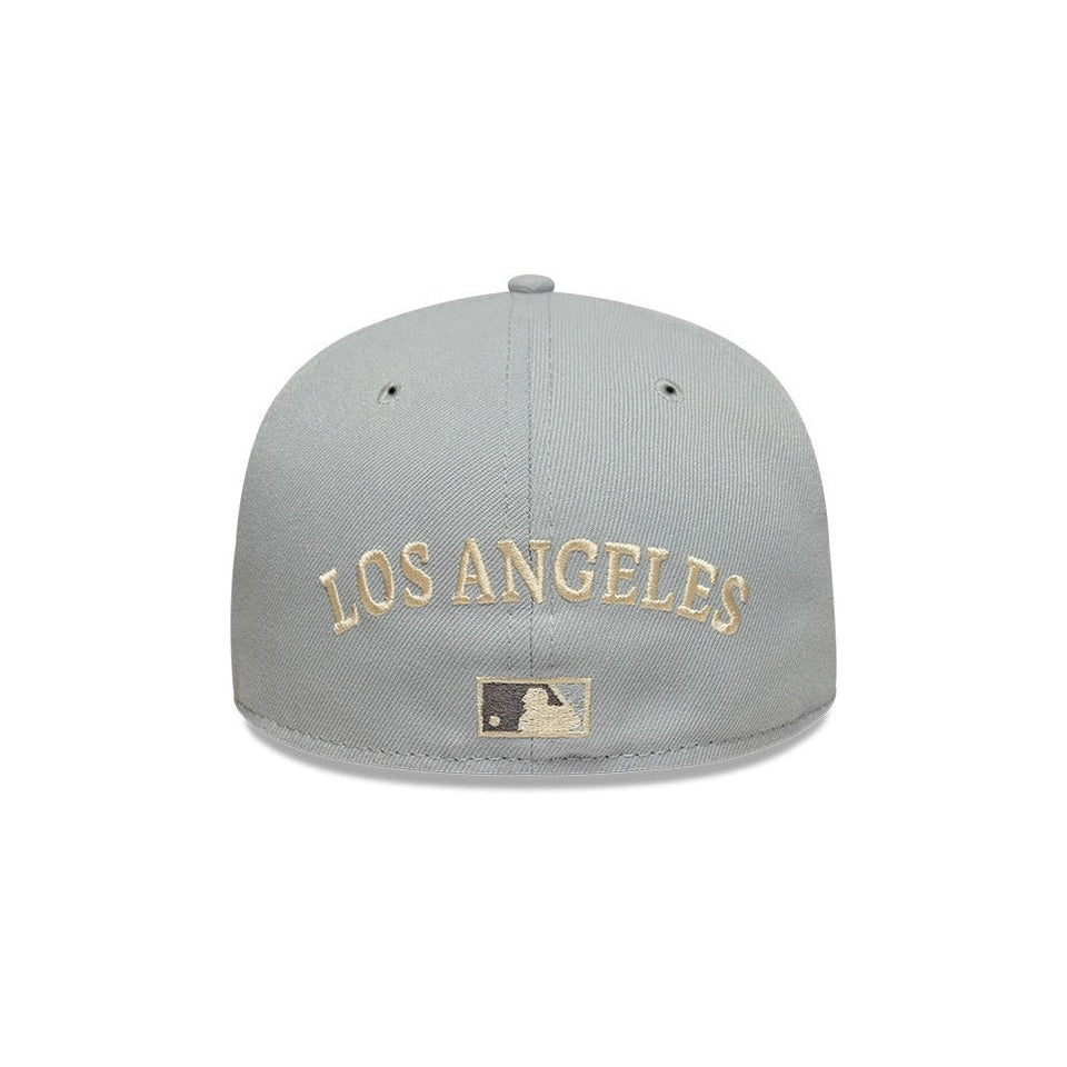 59FIFTY MLB Wordmark ロサンゼルス・ドジャース ライトグレー