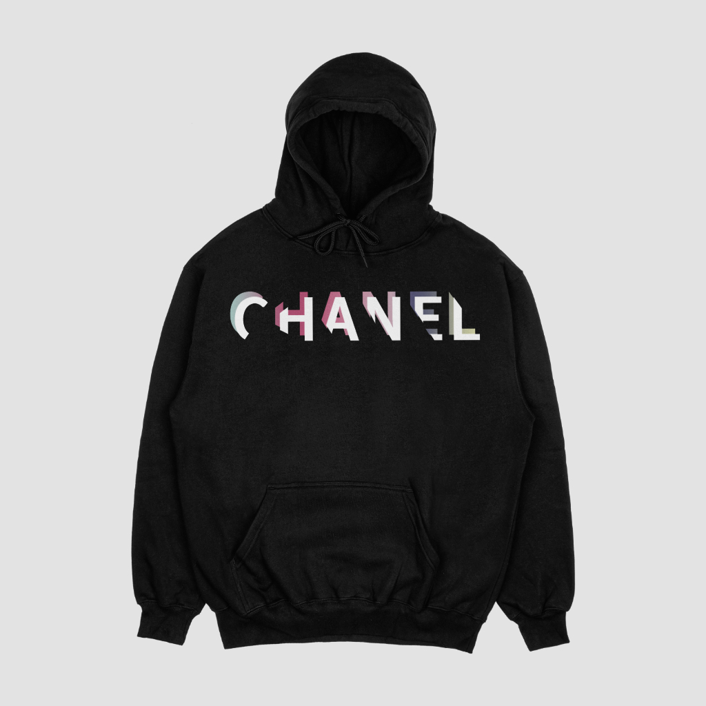 CHANEL アルファベットプリントのパーカー
