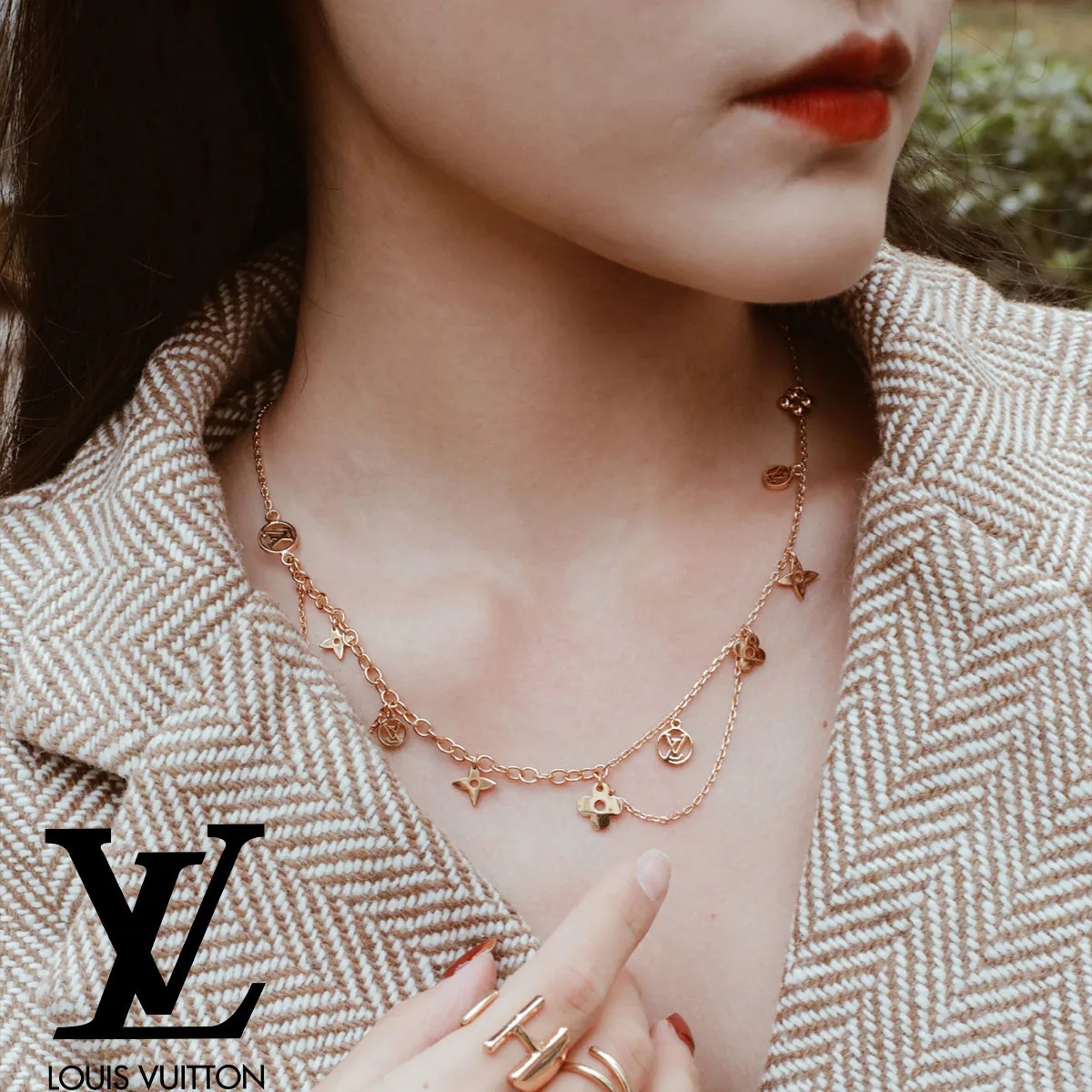 【国内発送/直営店】ネックレス ヴィトン アクセサリー LV コリエ・ブルーミング