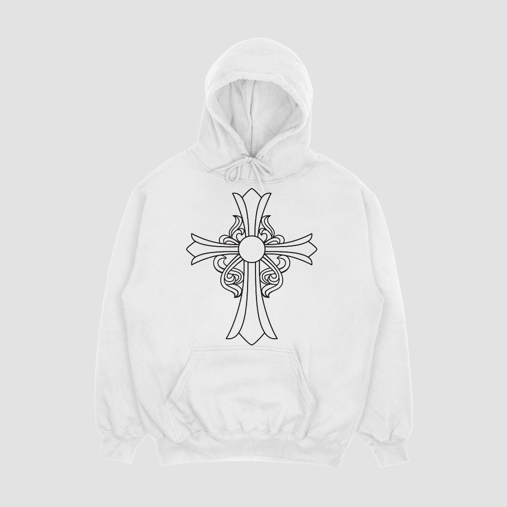 Chrome Hearts クラシックなロゴプリントパーカー