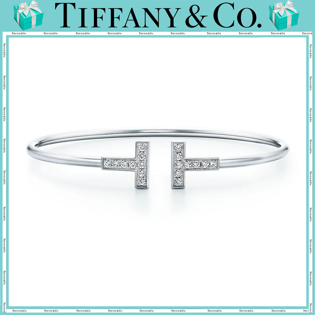  ティファニー（Tiffany）【国内発送/直営店】ダイヤモンド ワイヤー ブレスレット 18K ホワイトゴールド