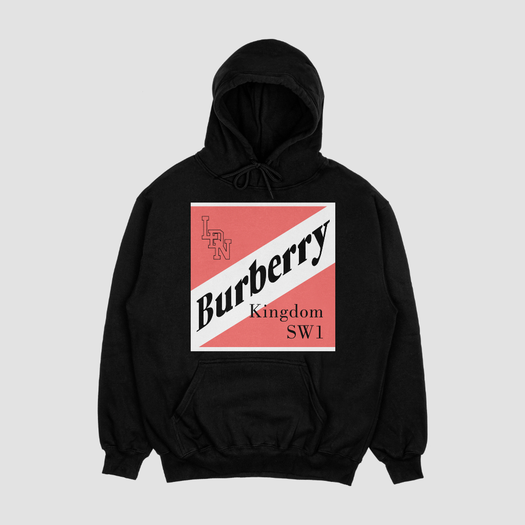 Burberry ロゴアルファベットプリントパーカー