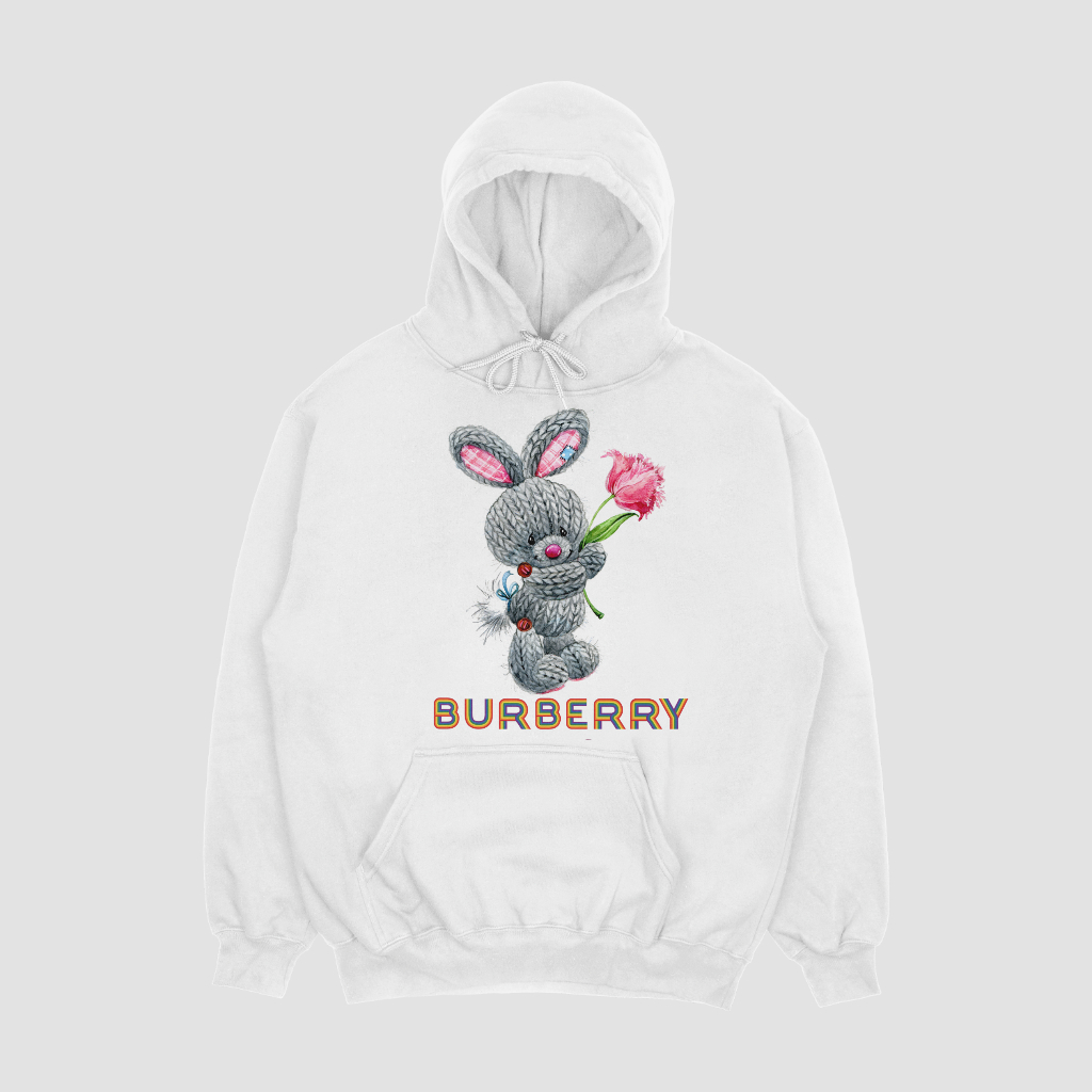 Burberryスウェット クル パーカー プリント  綿　男女兼用