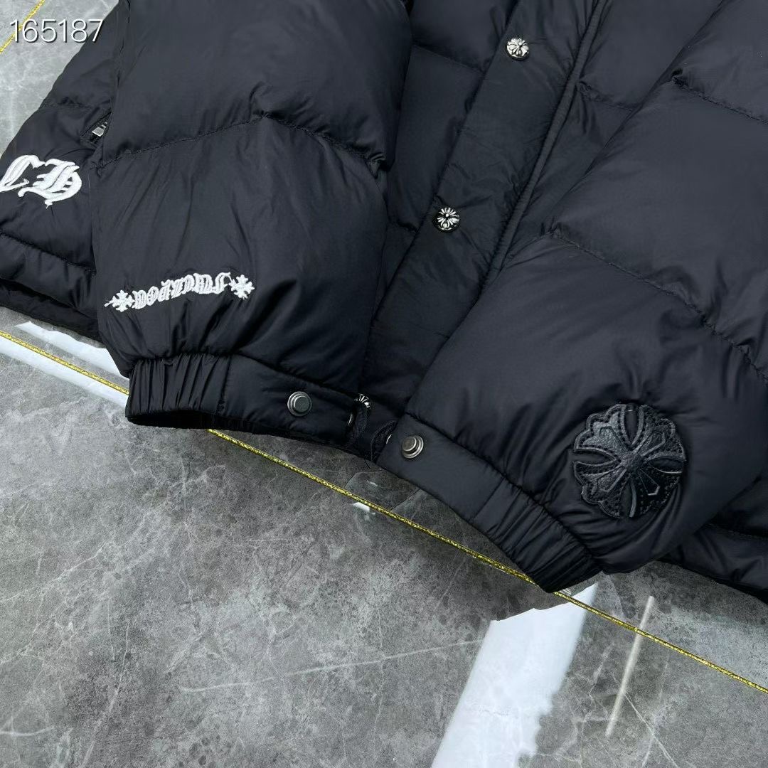 クロムハーツ2025年冬季新作ダウンジャケット（ブラック）