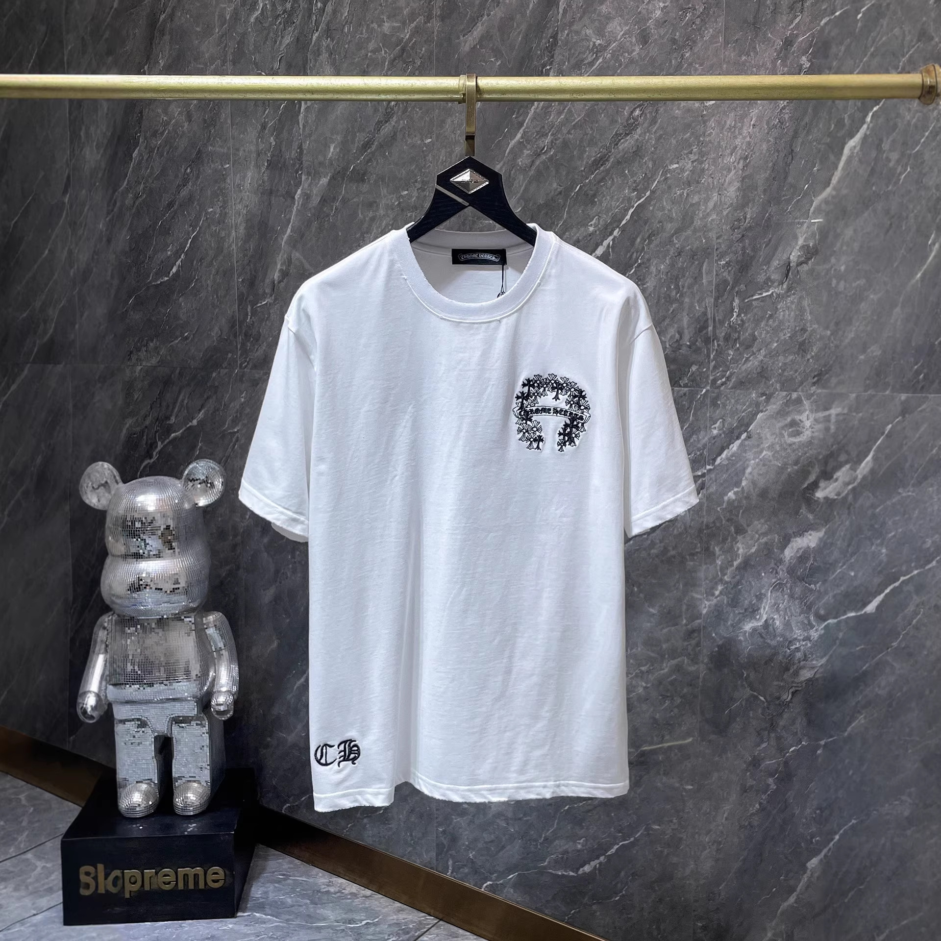 【今季注目】Chrome Hearts/クロムハーツ 2026SS夏新作 半袖Tシャツ 男女兼用 黑/白 CHT-26S12