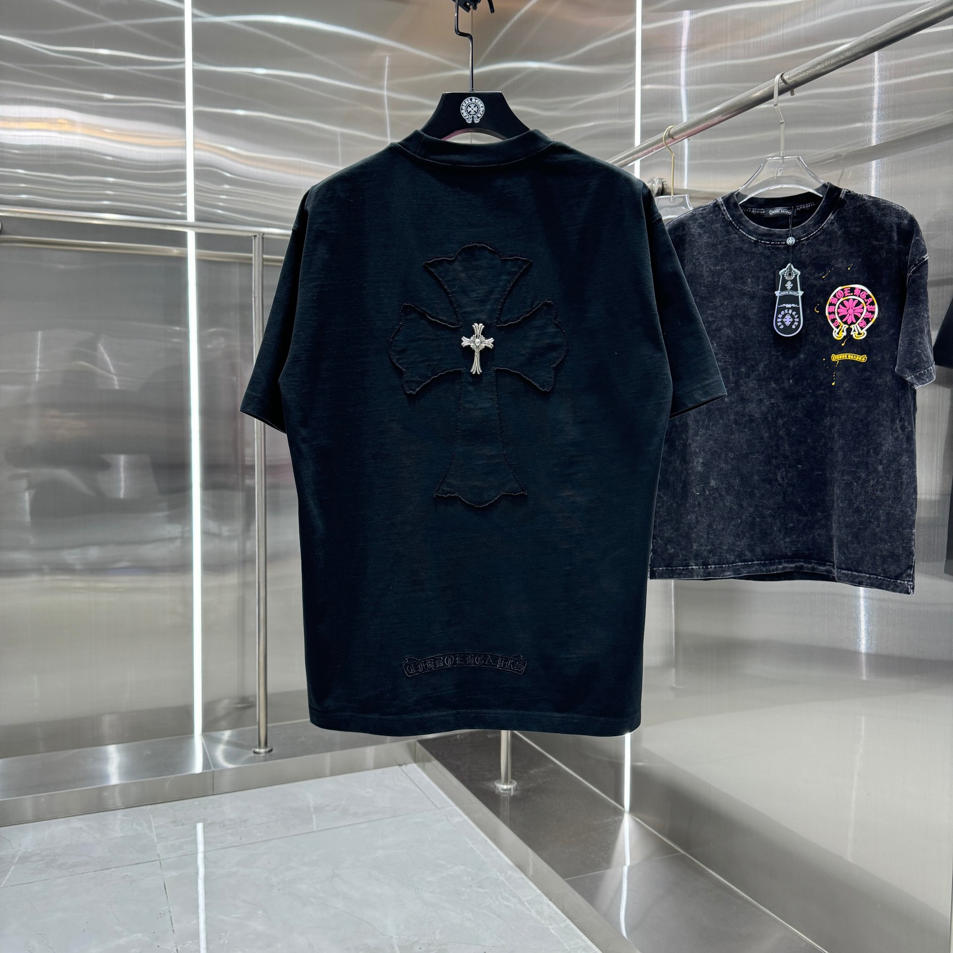 【今季注目】Chrome Hearts/クロムハーツ 2026SS夏新作 半袖Tシャツ 男女兼用 黑/白 CHT-26S20
