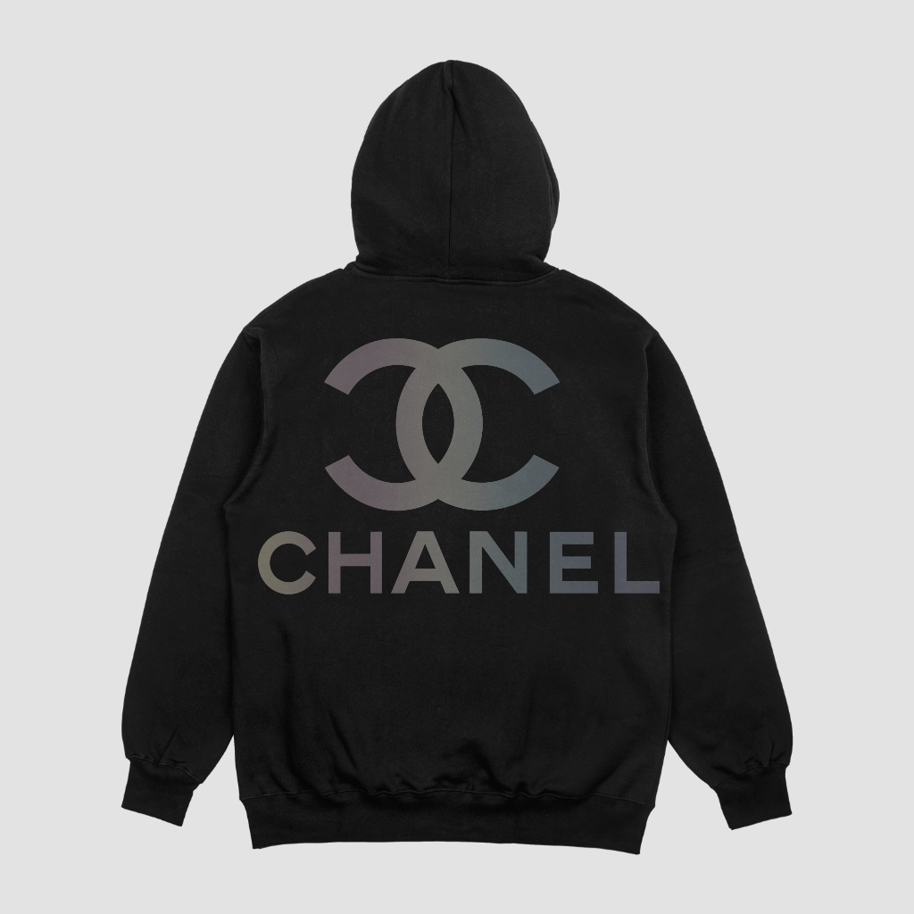 CHANEL アルファベットプリントのパーカー