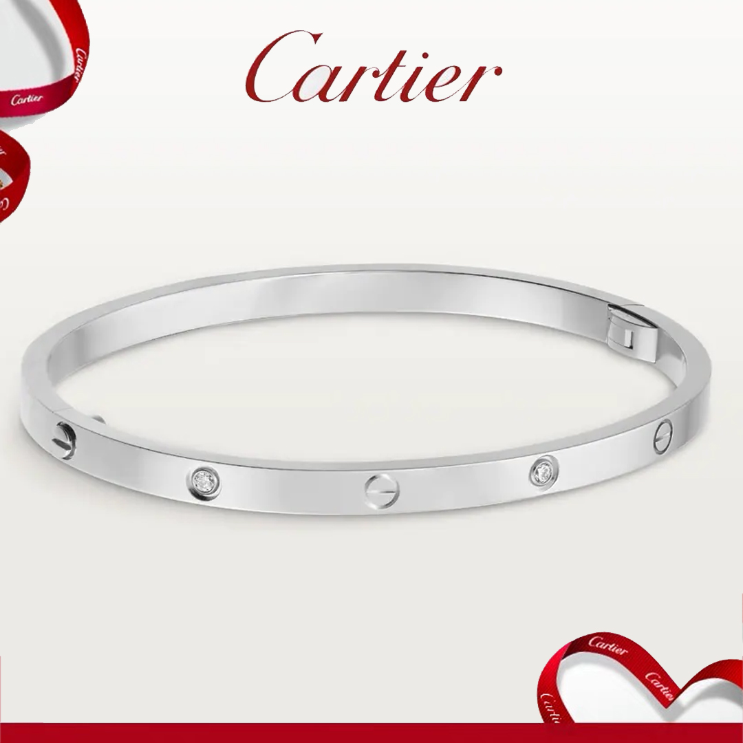 【国内発送/直営店】カルティエ（Cartier）LOVE ブレスレット、スモールモデル、ダイヤモンド6石 B6047717
