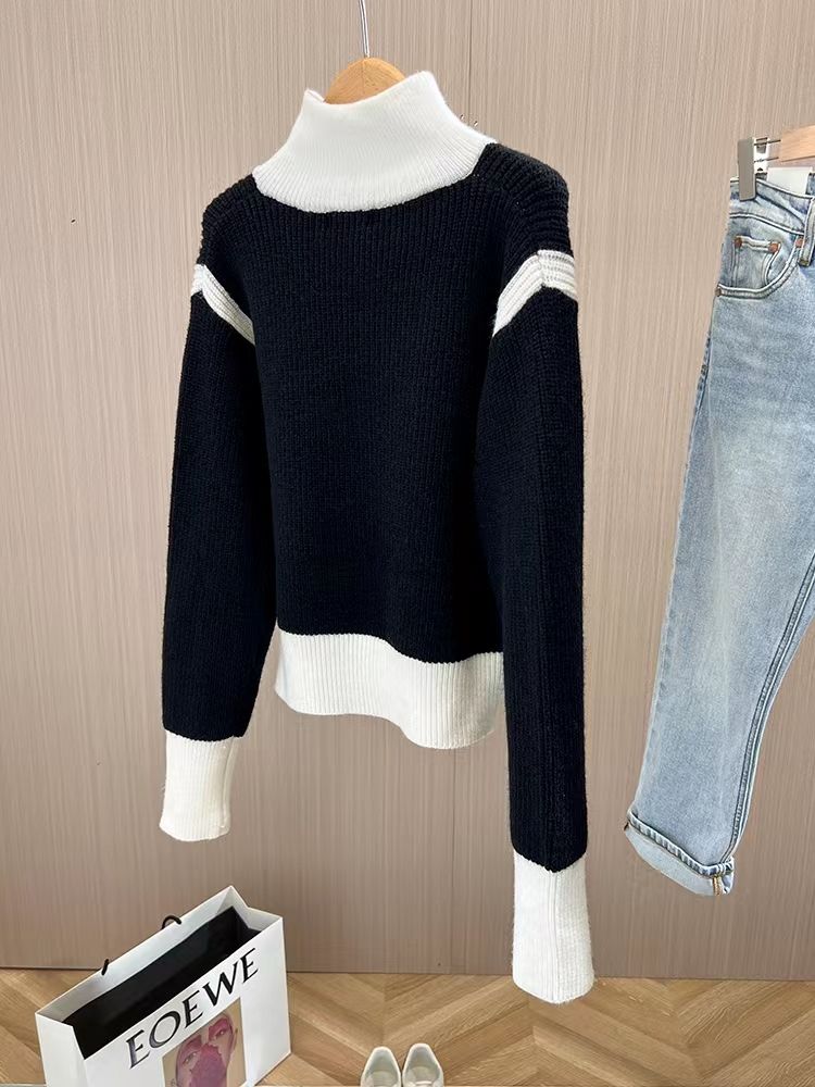 LOEWE高品質刺繍ニットカーディガンセーター