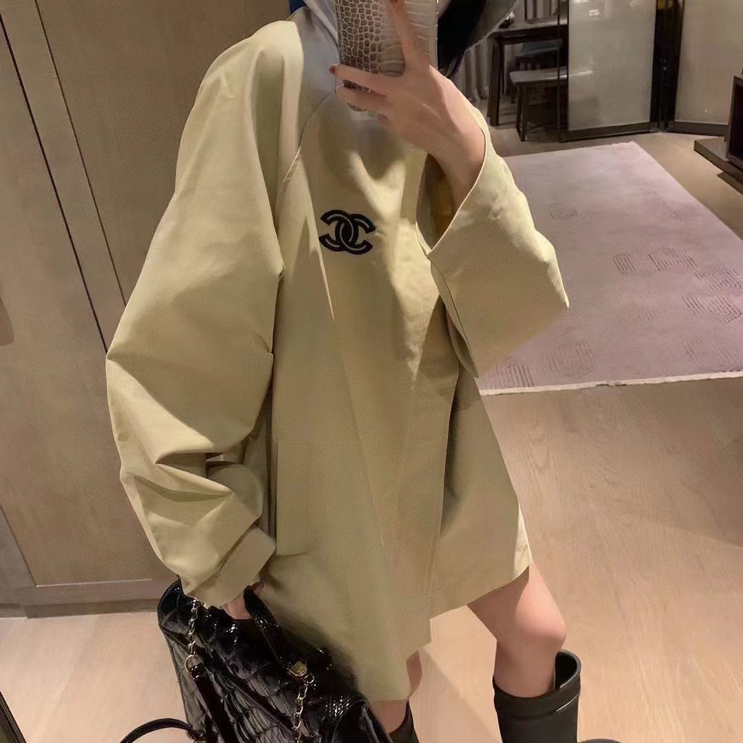 CHANELレディース レトロ スタイル ジッパー ジャケット
