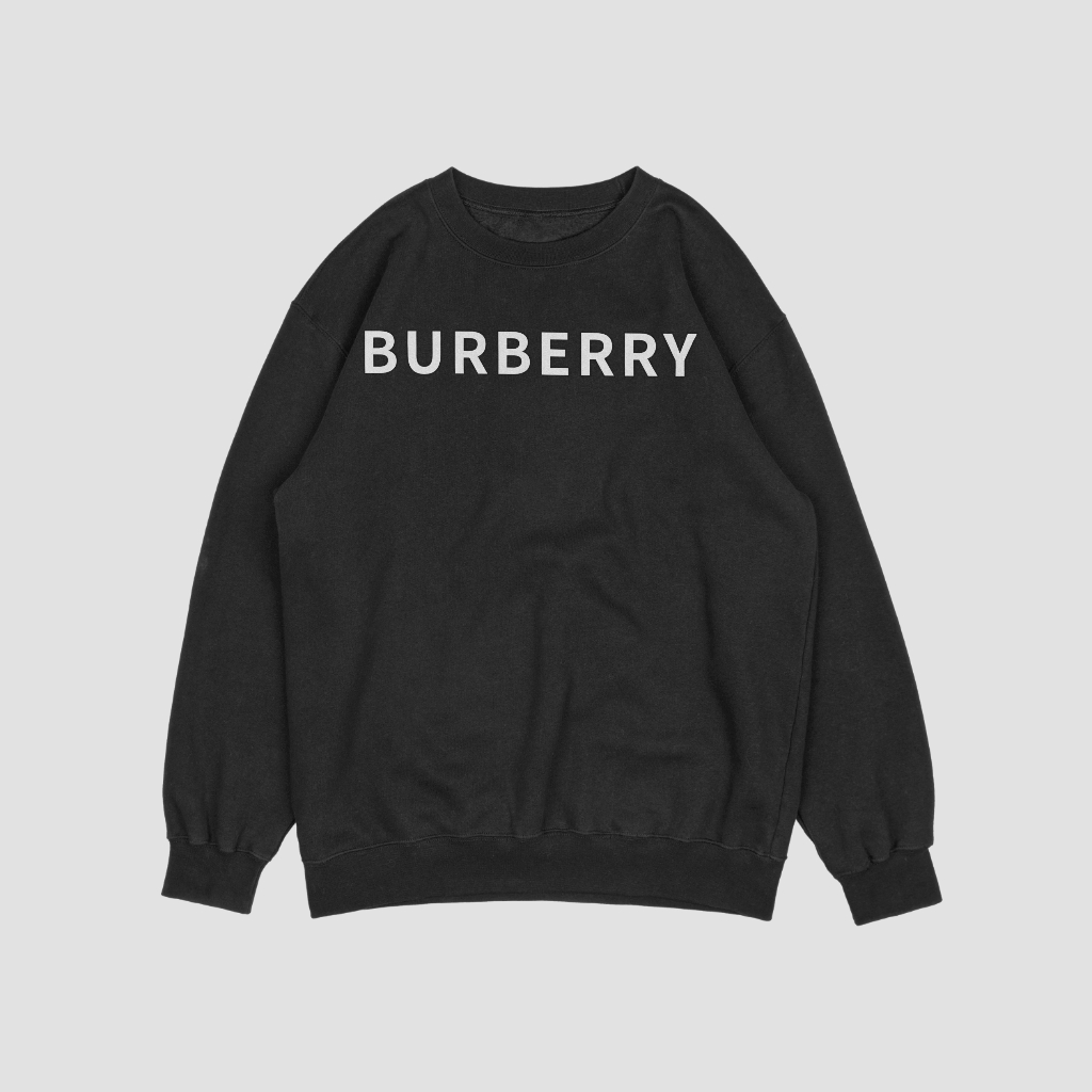 Burberryロゴアルファベットプリントスウェット クル