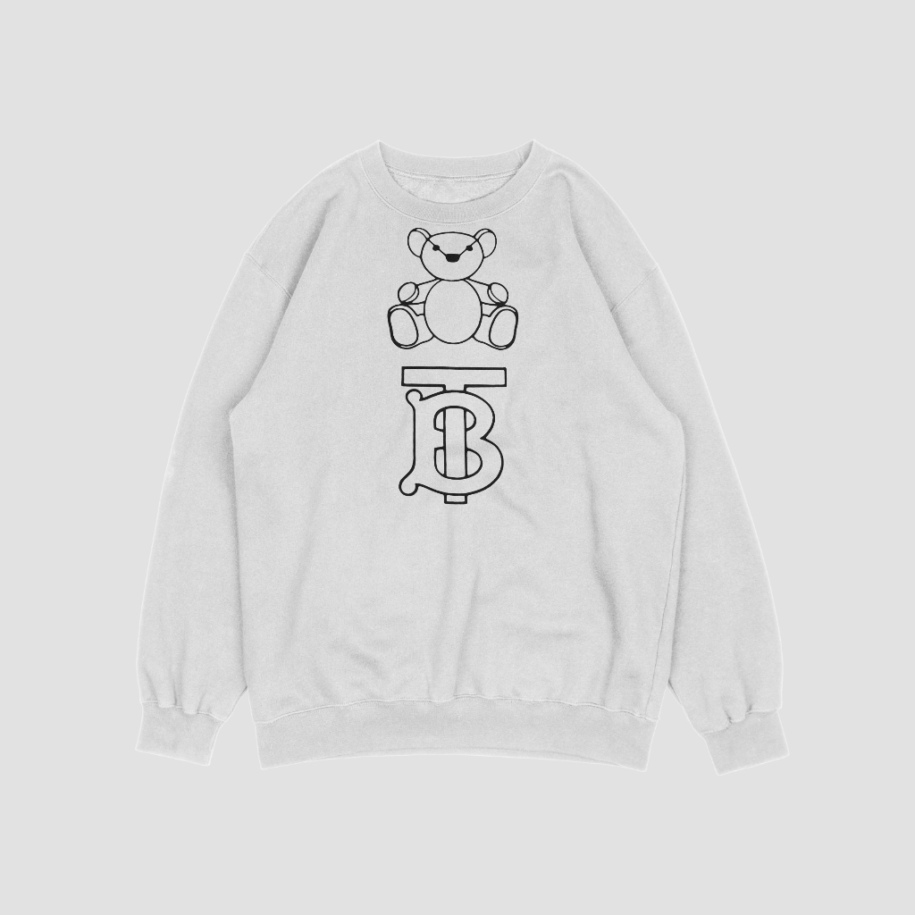 Burberryロゴアルファベットプリントスウェット クル