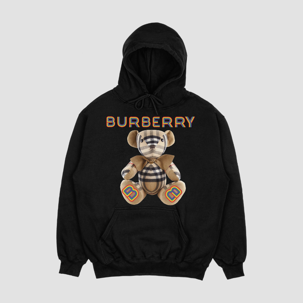 Burberry 小熊アルファベットのキャラクタープリントのパーカー