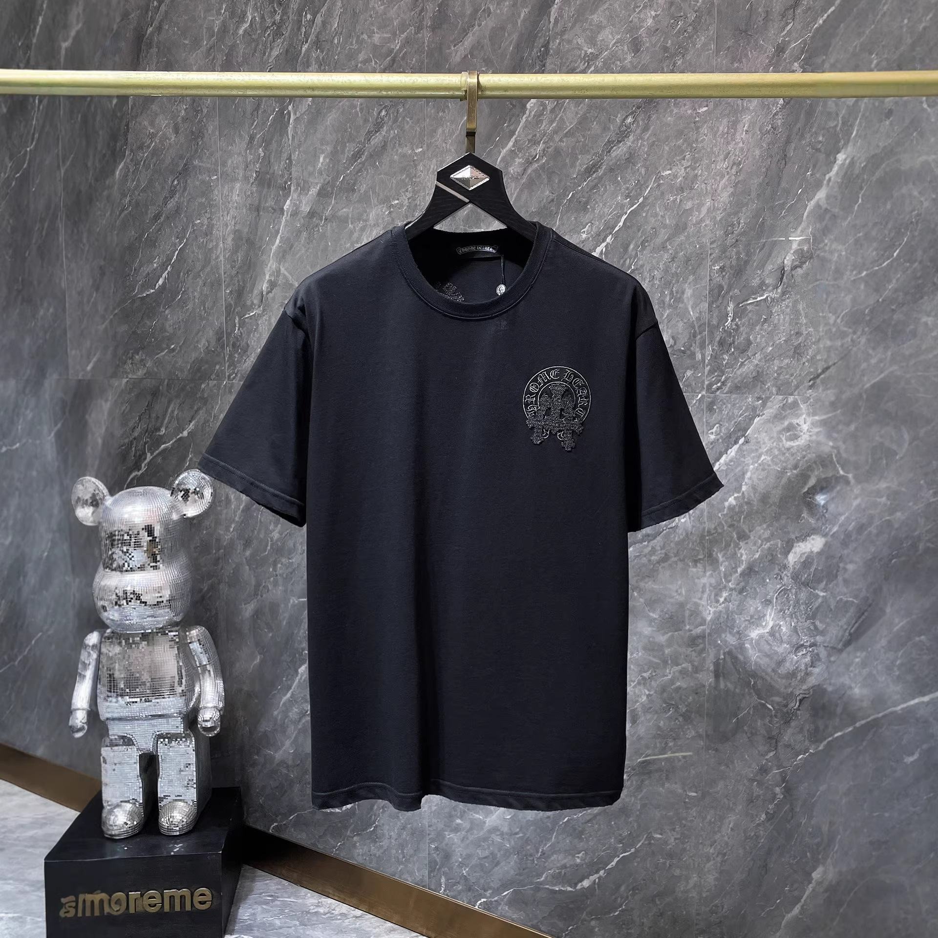 【今季注目】Chrome Hearts/クロムハーツ 2026SS夏新作 半袖Tシャツ 男女兼用 黑/白 CHT-26S13