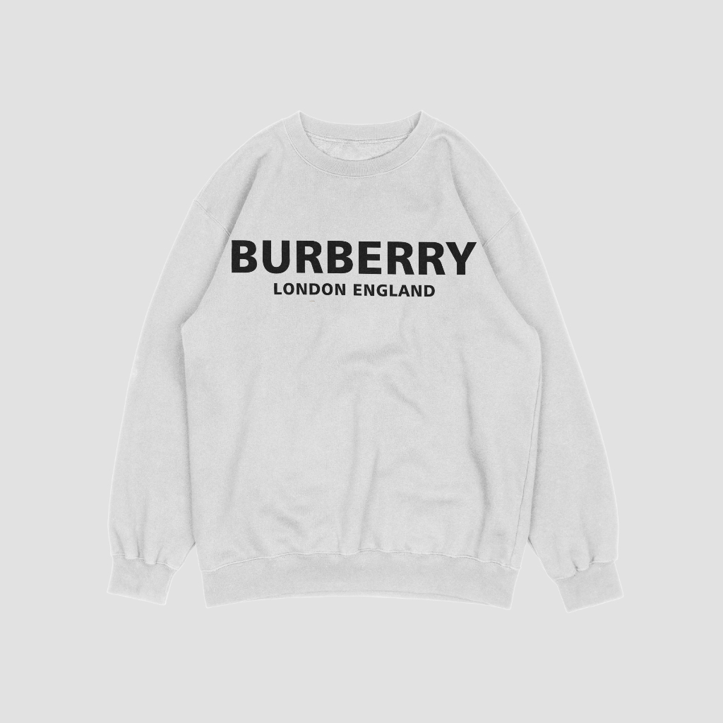 Burberryロゴアルファベットプリントスウェット クル