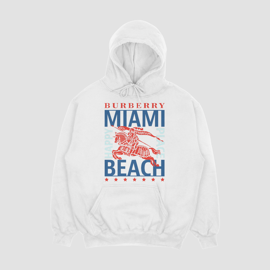 Burberry ロゴアルファベットプリントパーカー